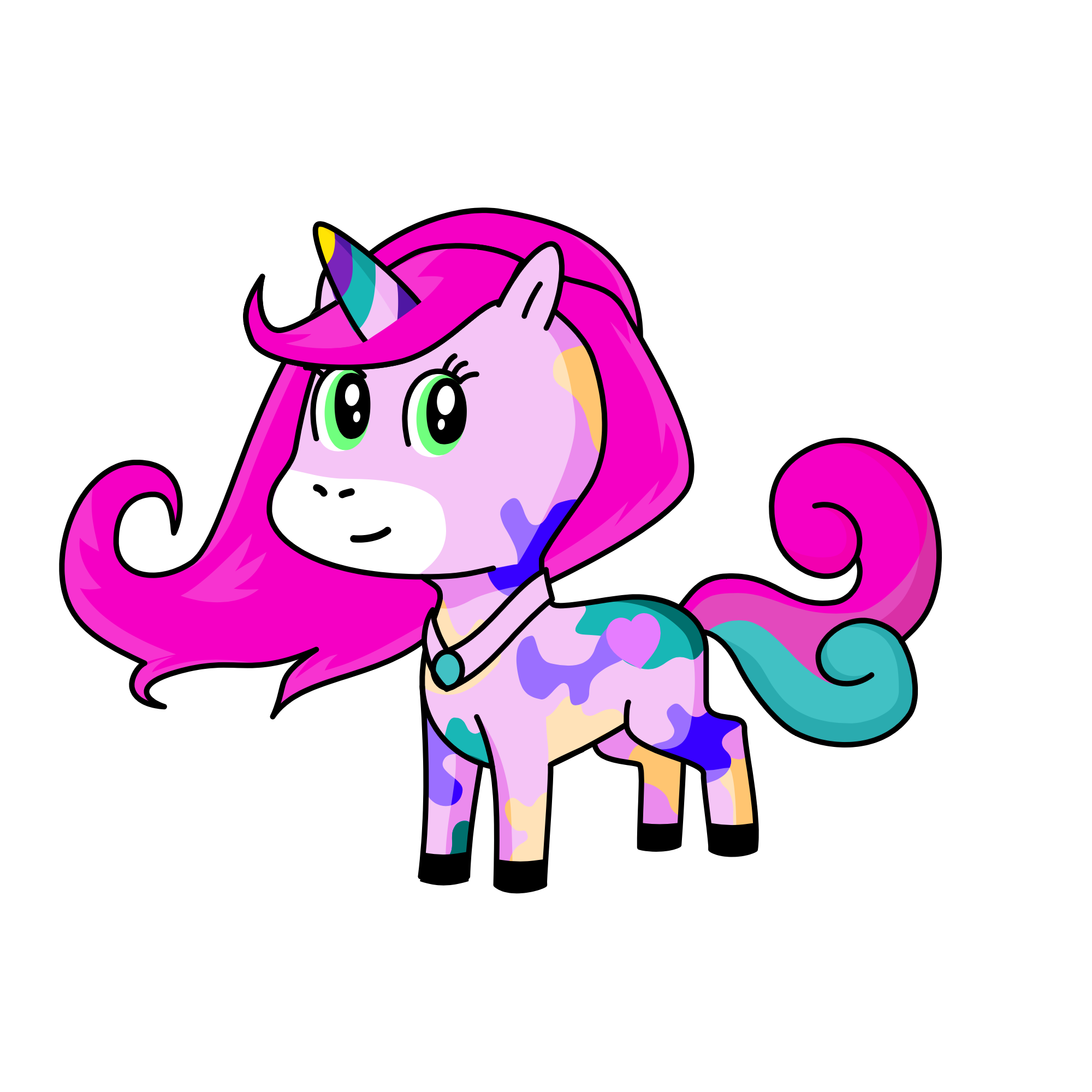 Me as a unicorn, the unicorn
