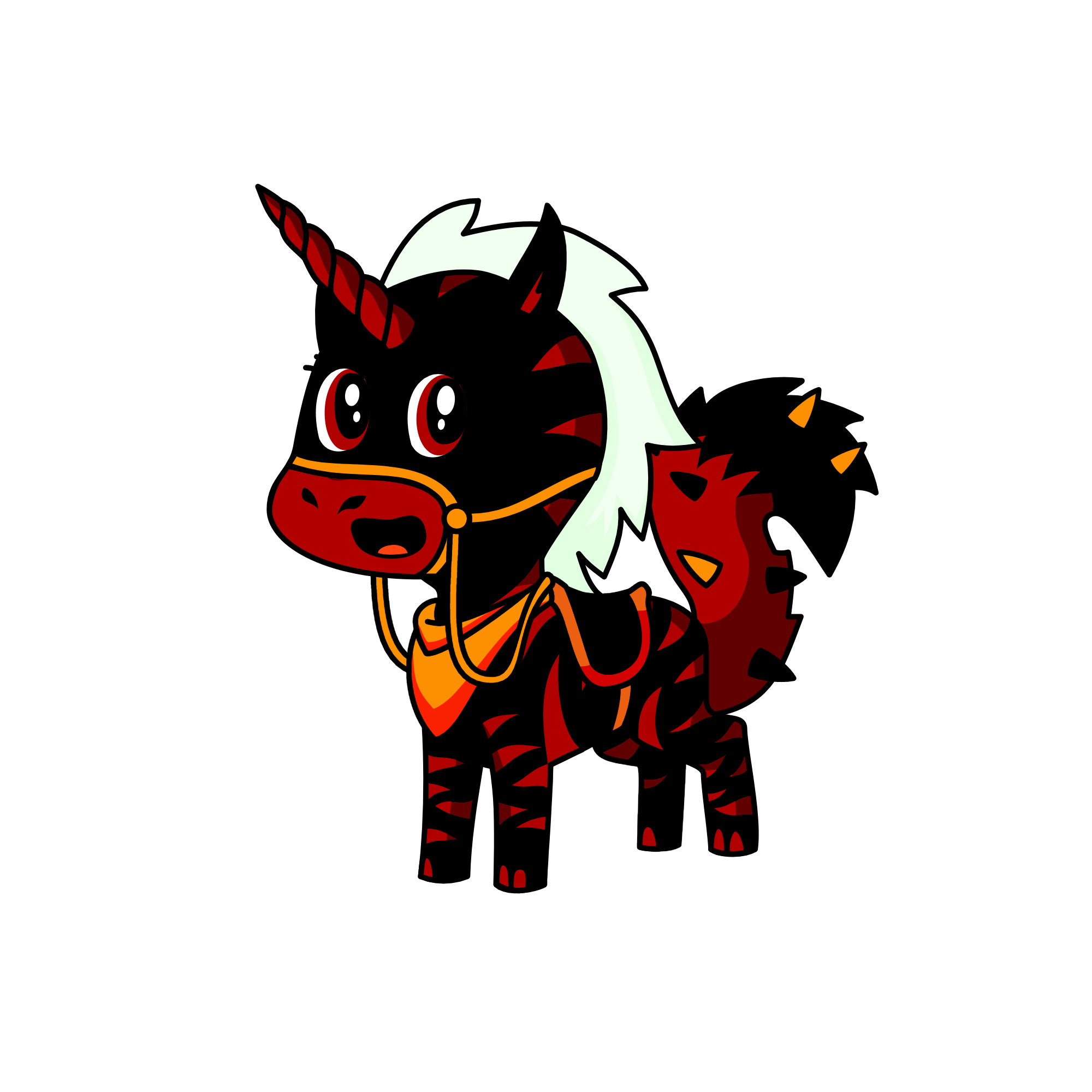 horse, the unicorn