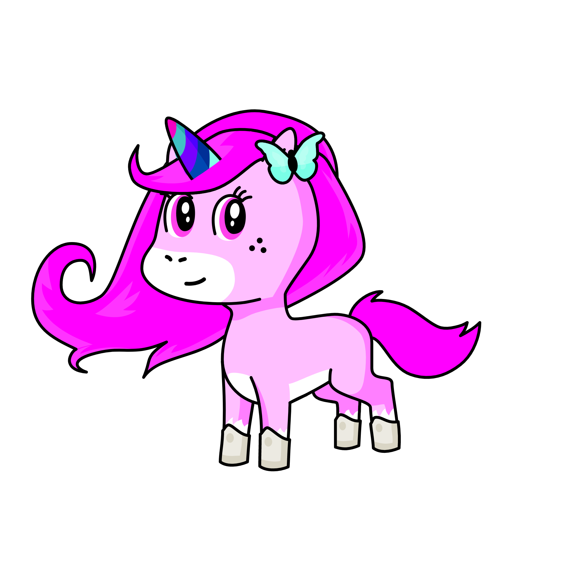 Bloom, the unicorn