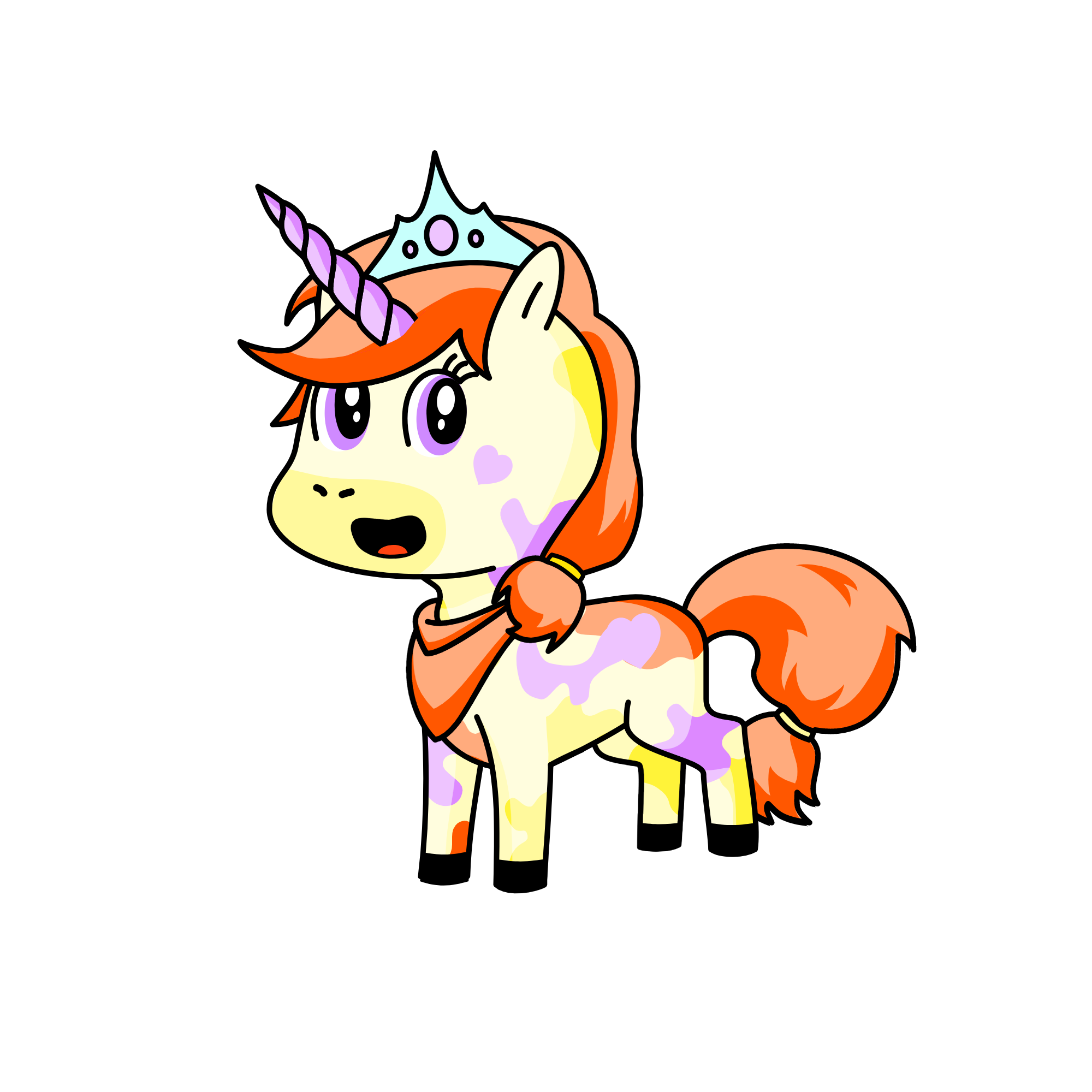 Creamy, the unicorn