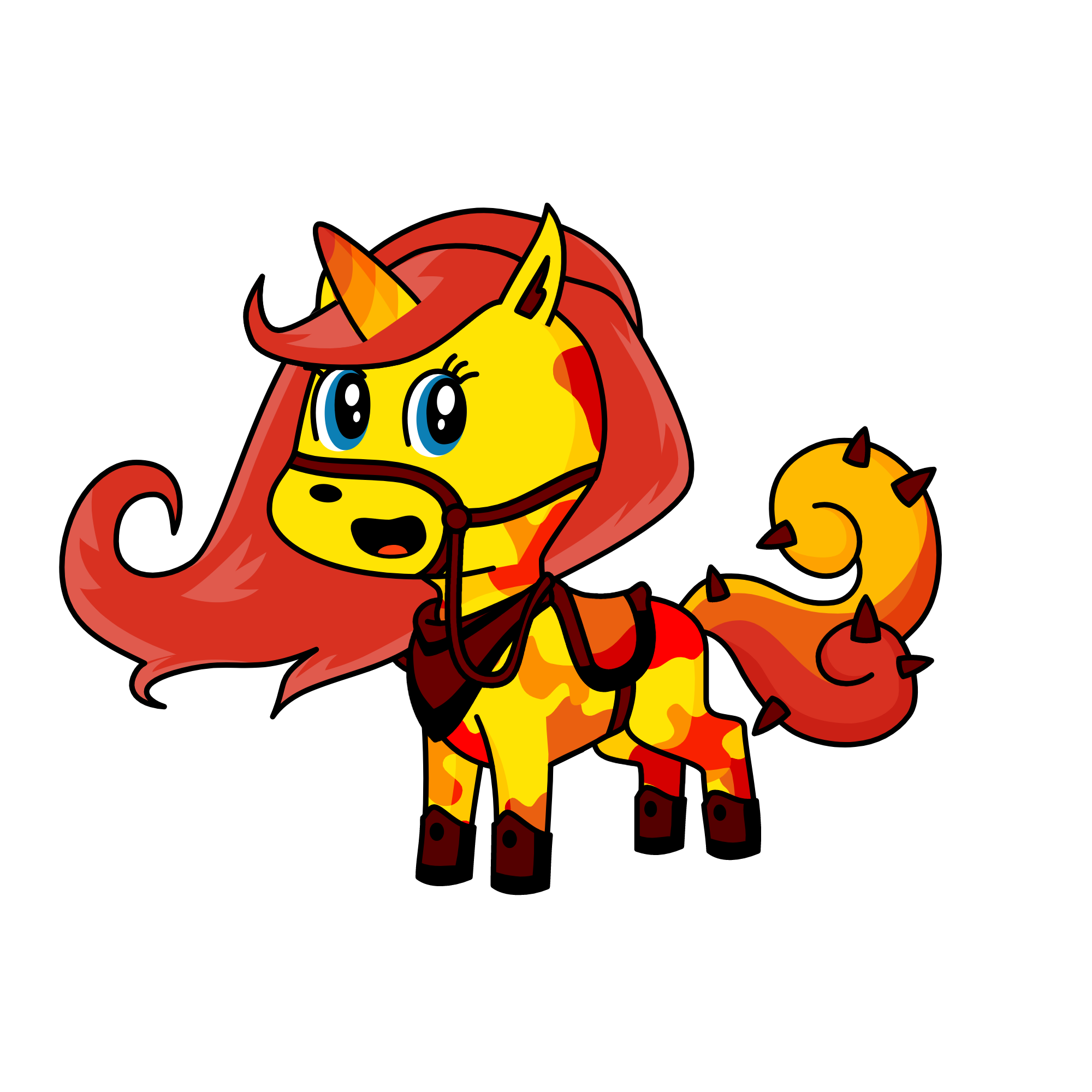 Flame, the unicorn