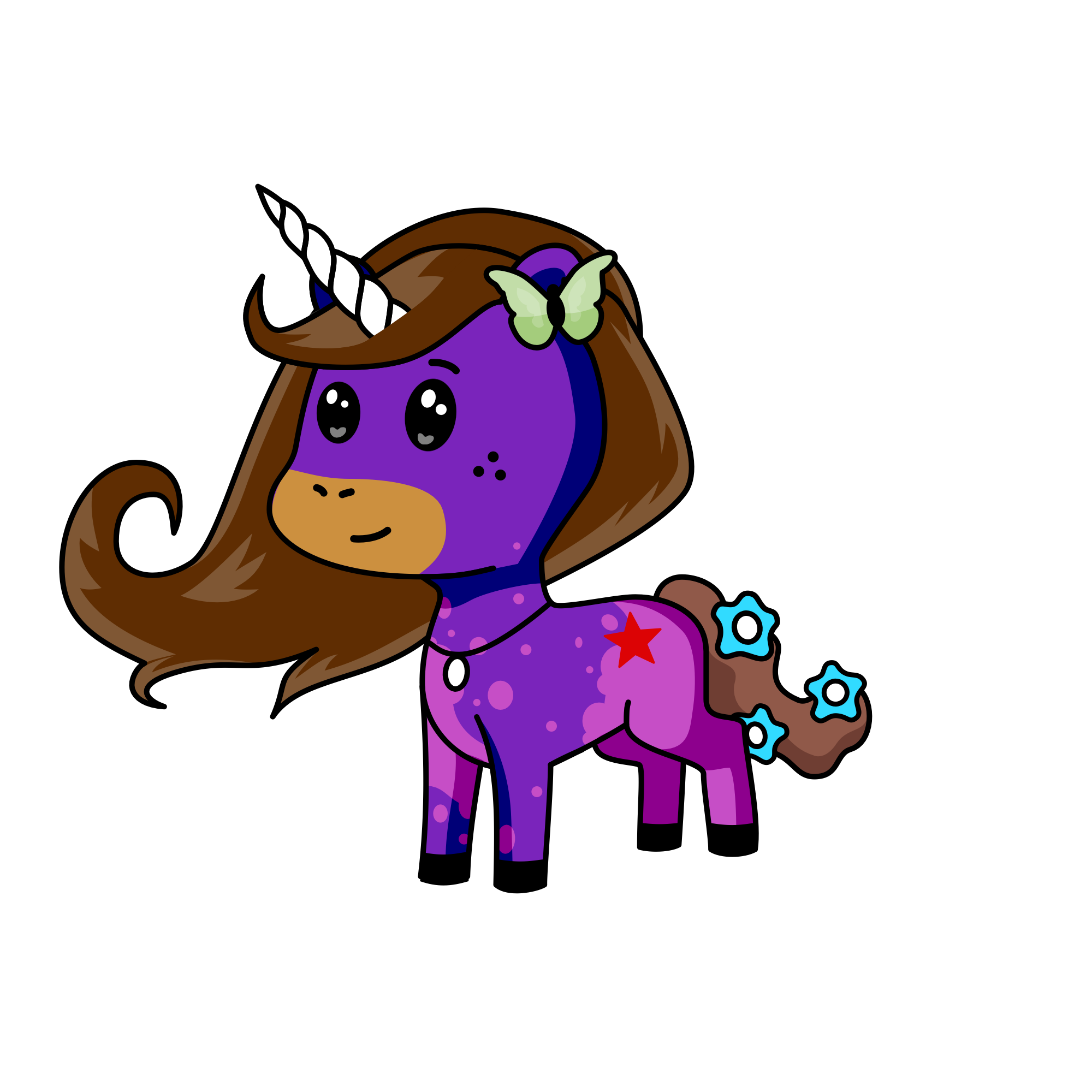 Moon, the unicorn