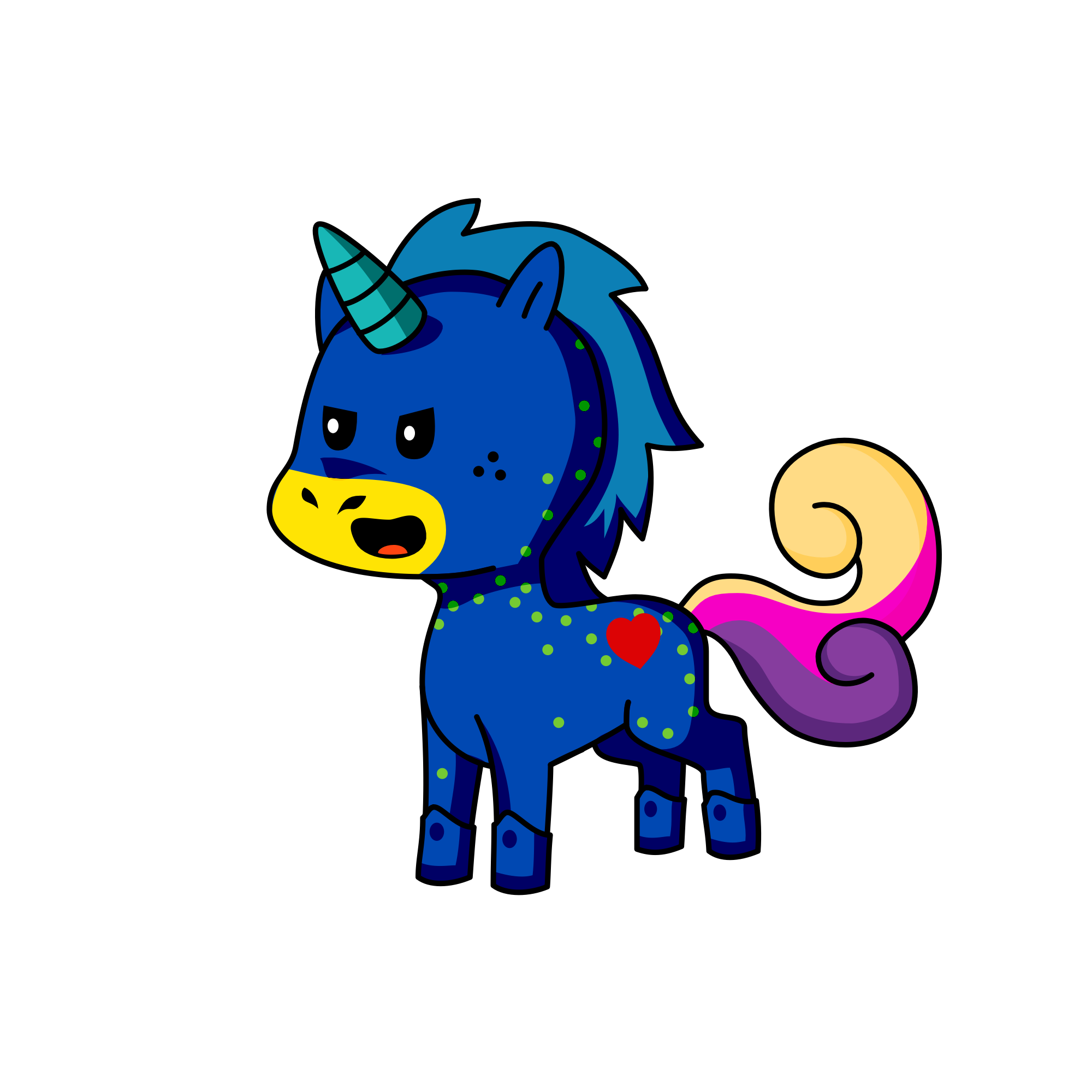 Moon, the unicorn