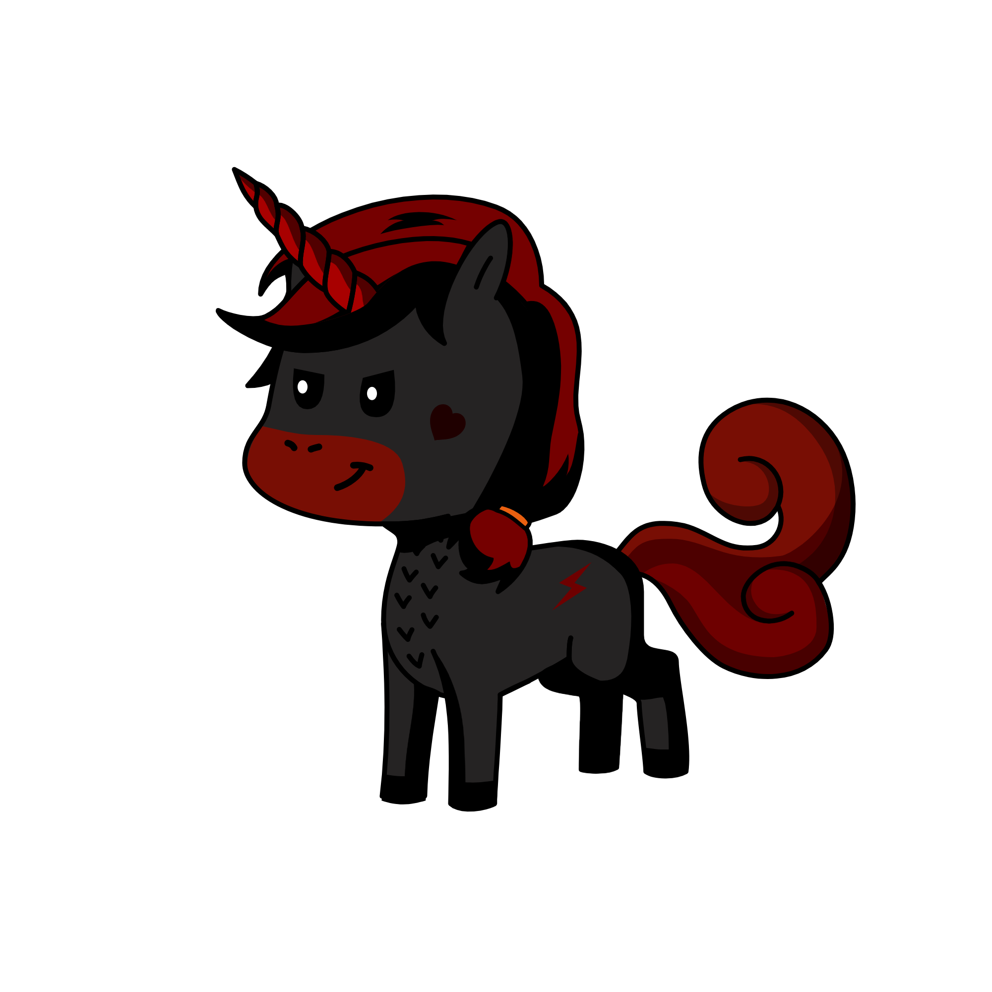 Demon, the unicorn