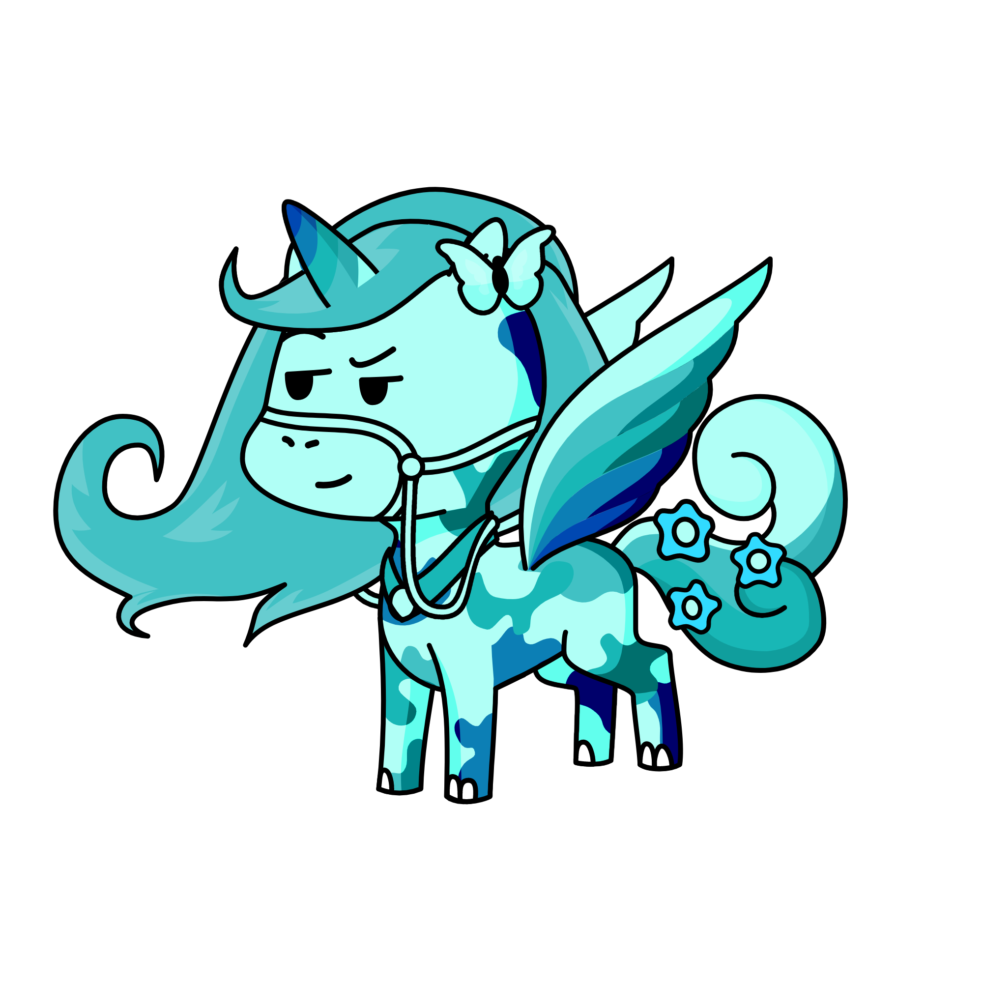 Icy, the unicorn