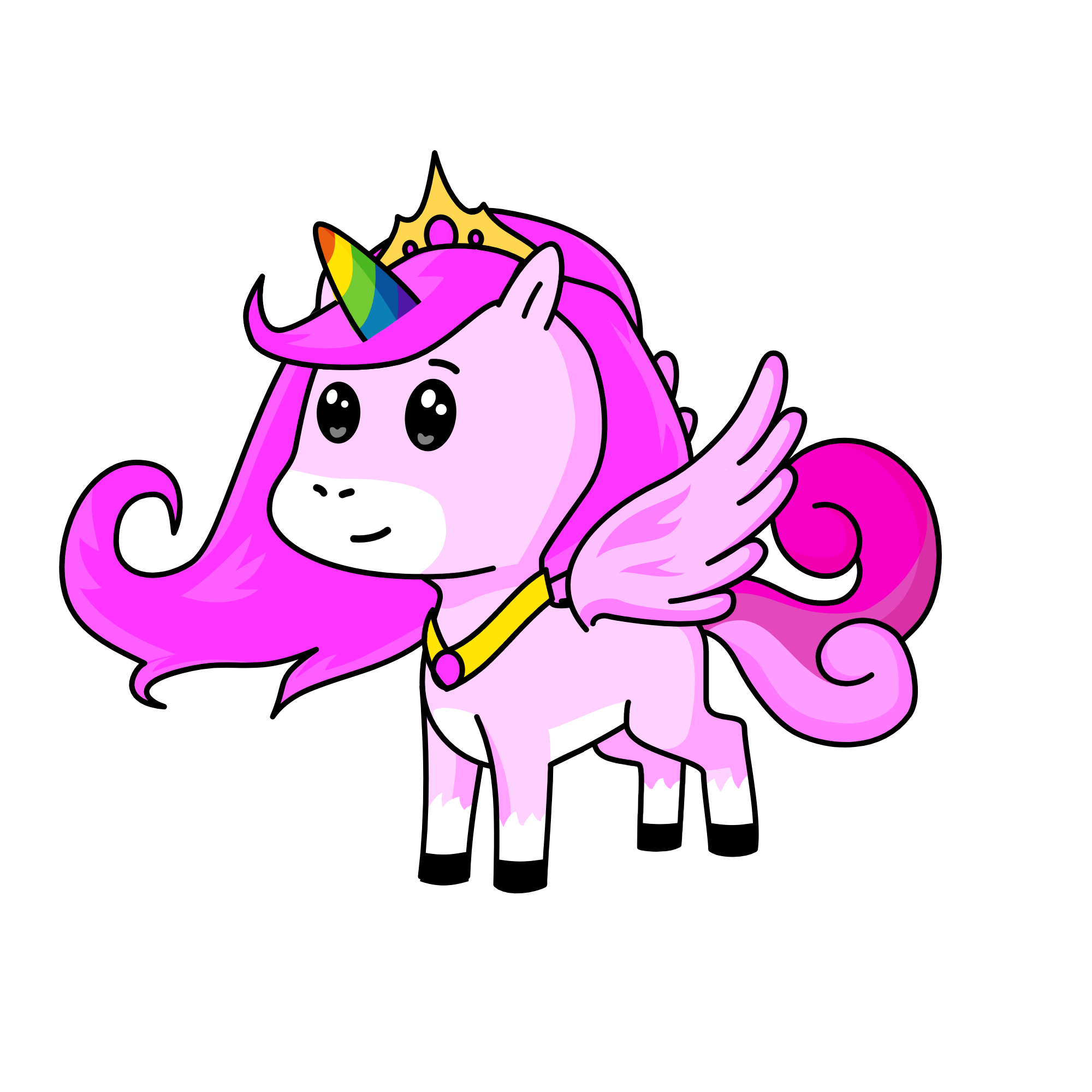 Crystal, the unicorn