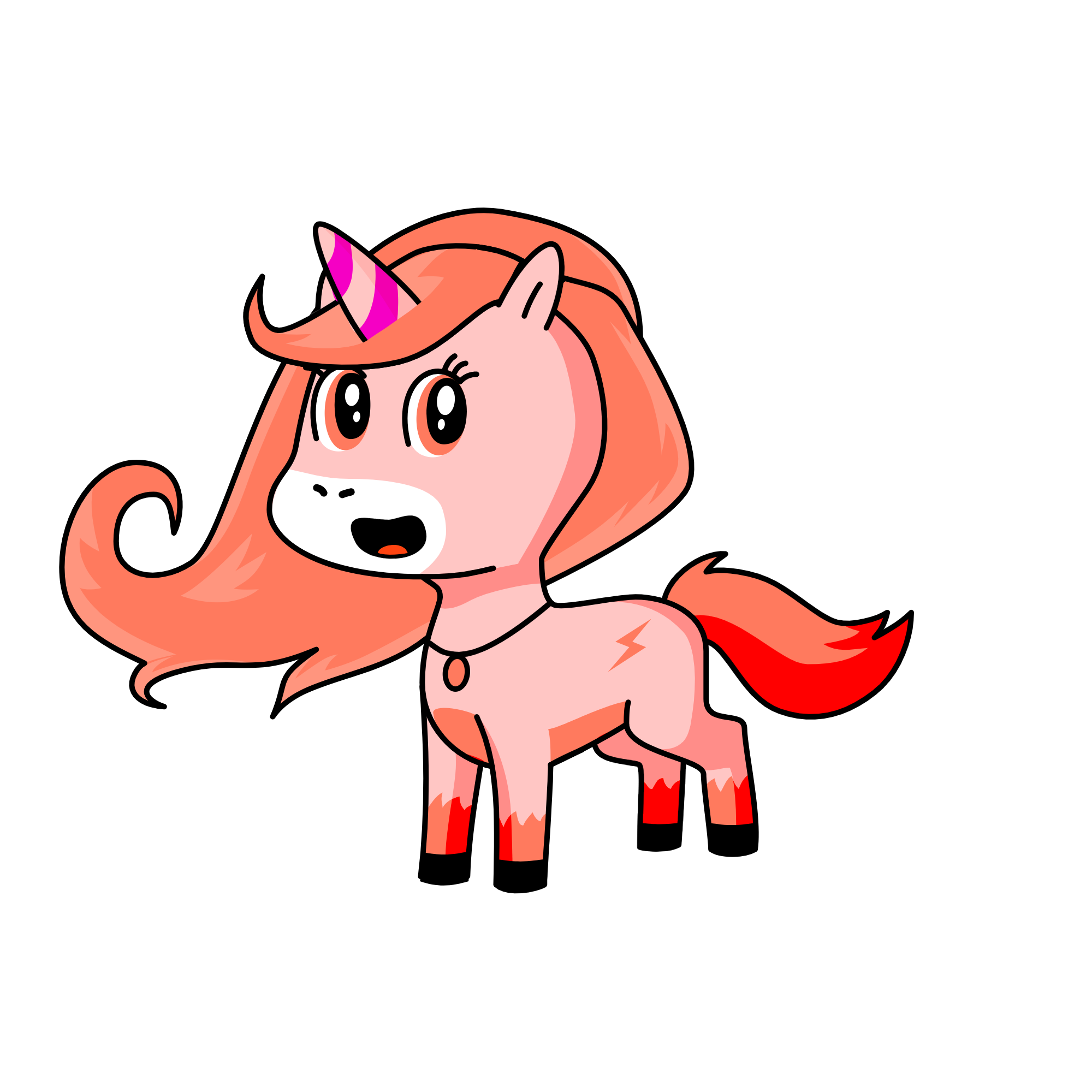 Pincorn, the unicorn