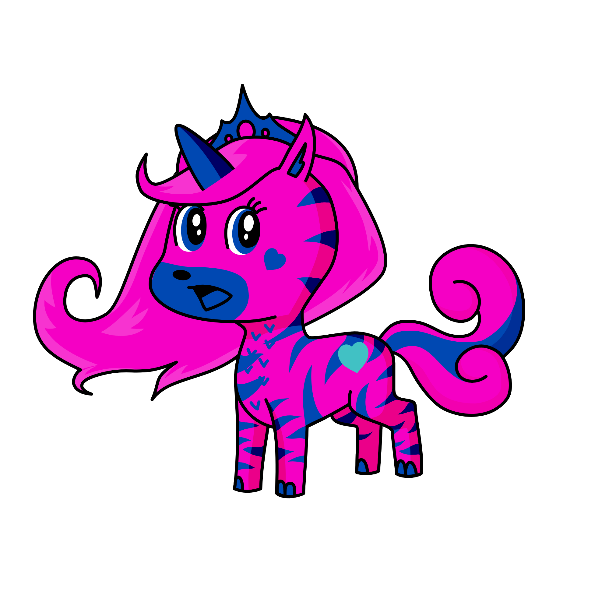 Fluffy, the unicorn