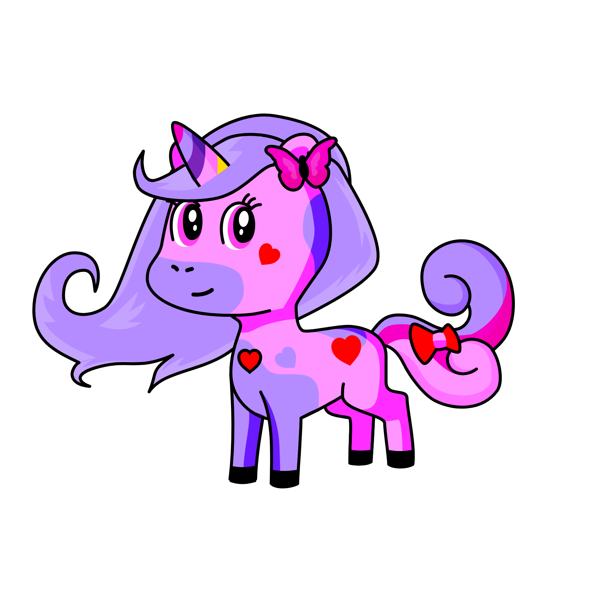 Pixie, the unicorn