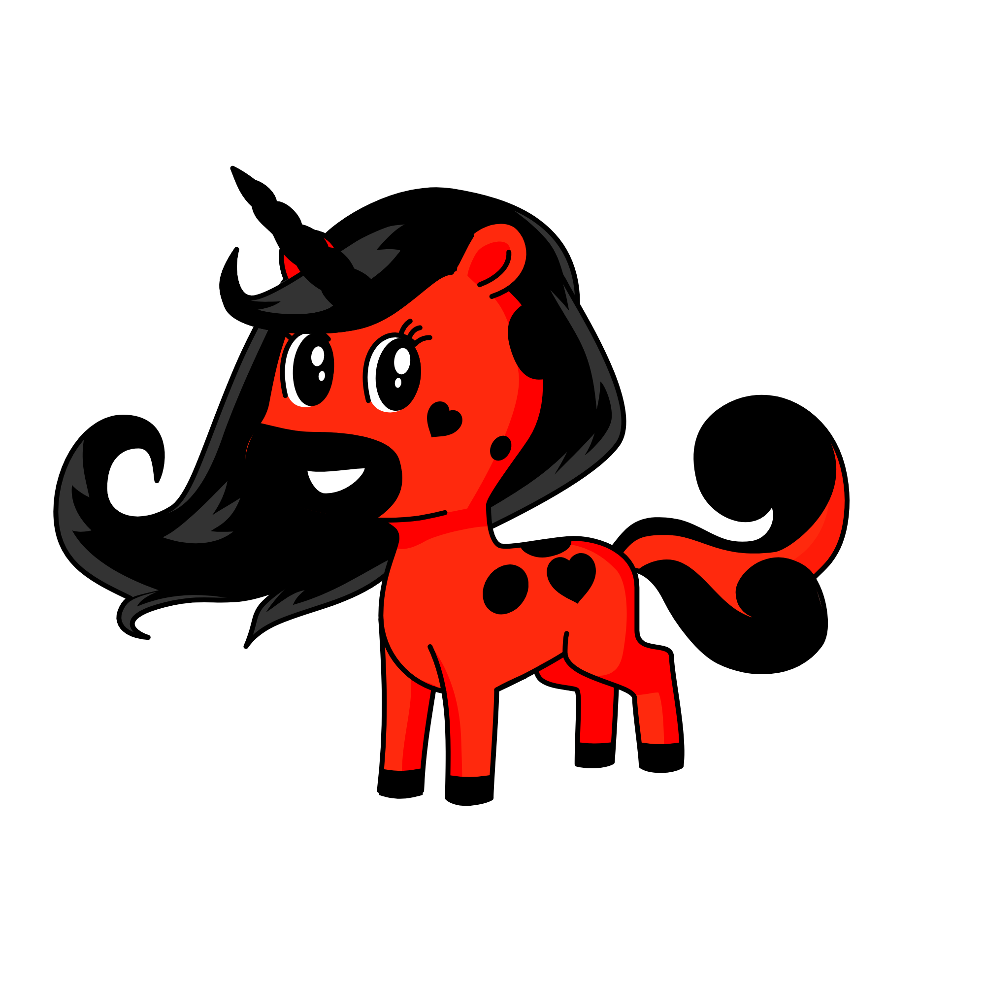 Coccinella, the unicorn