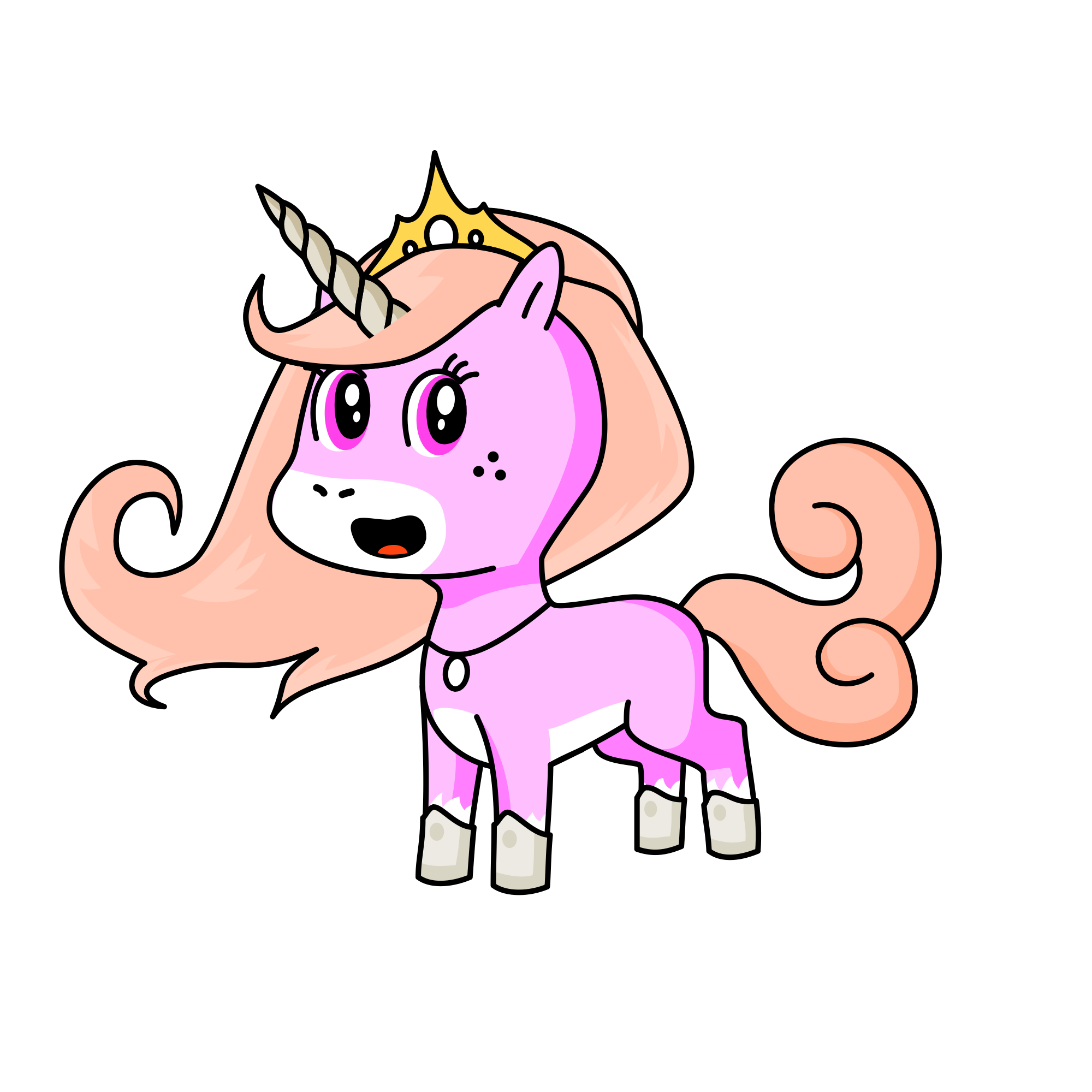Princess Cloe, the unicorn