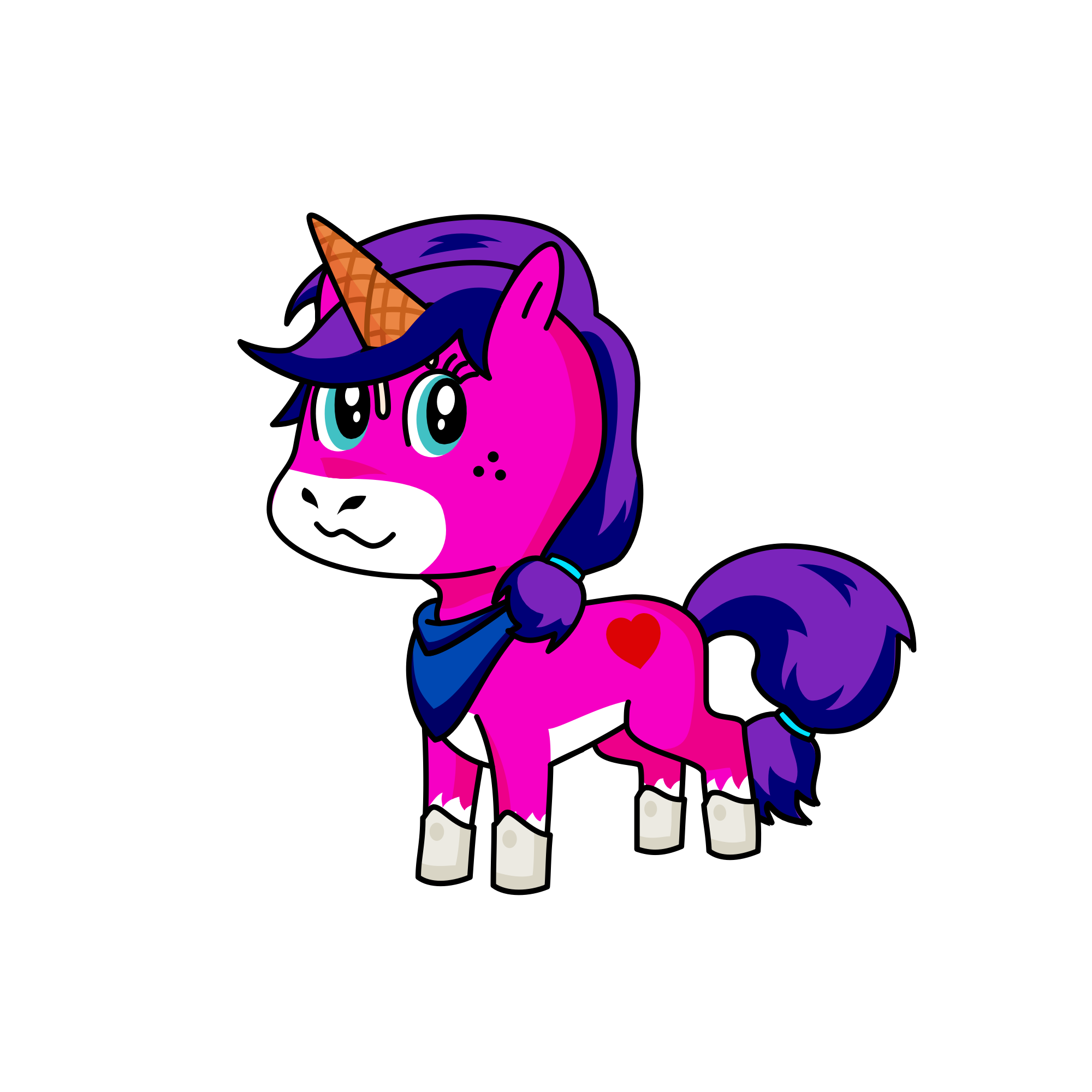 Icy , the unicorn