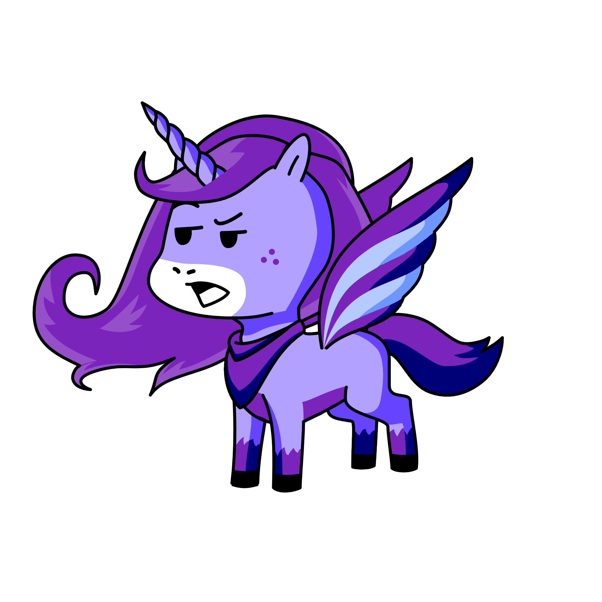 Grumpy, the unicorn