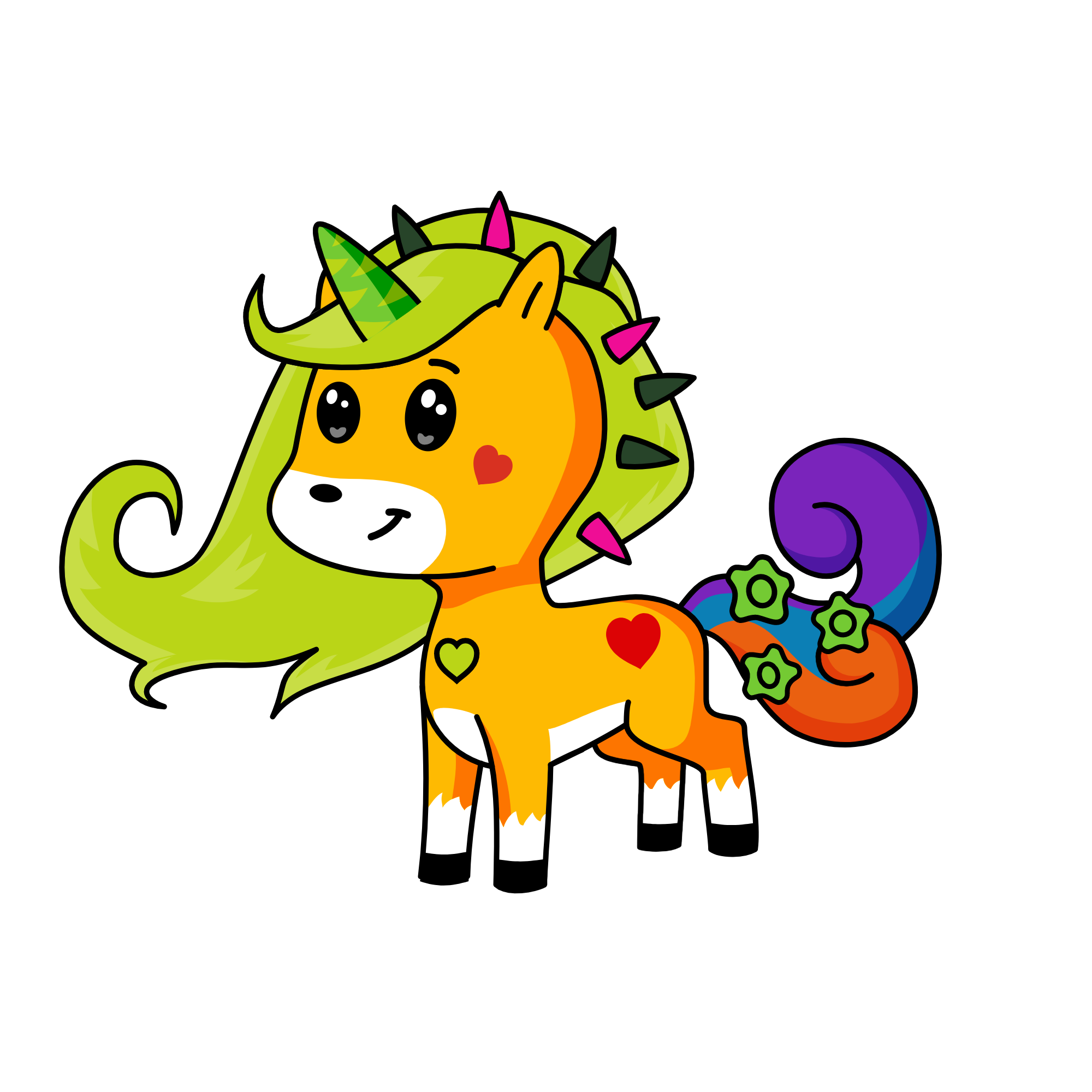 First unicorn made, the unicorn