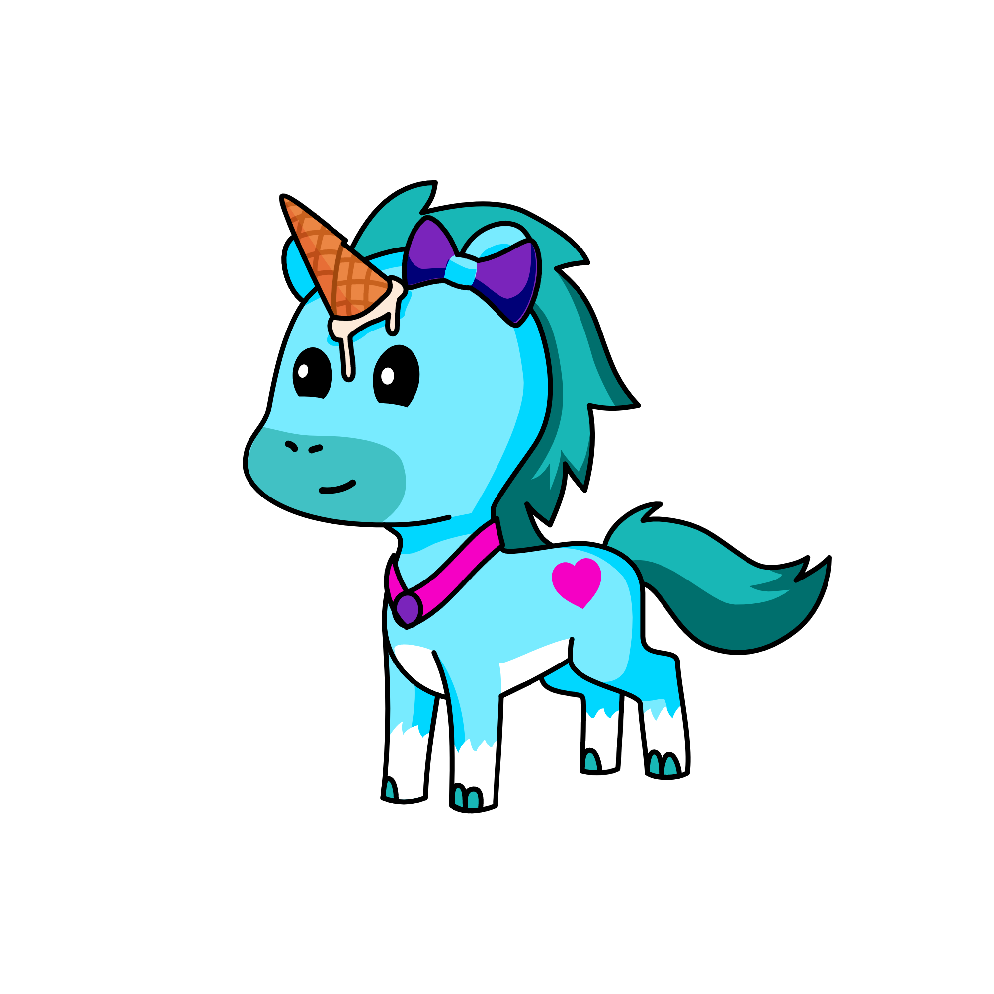 ice cream, the unicorn