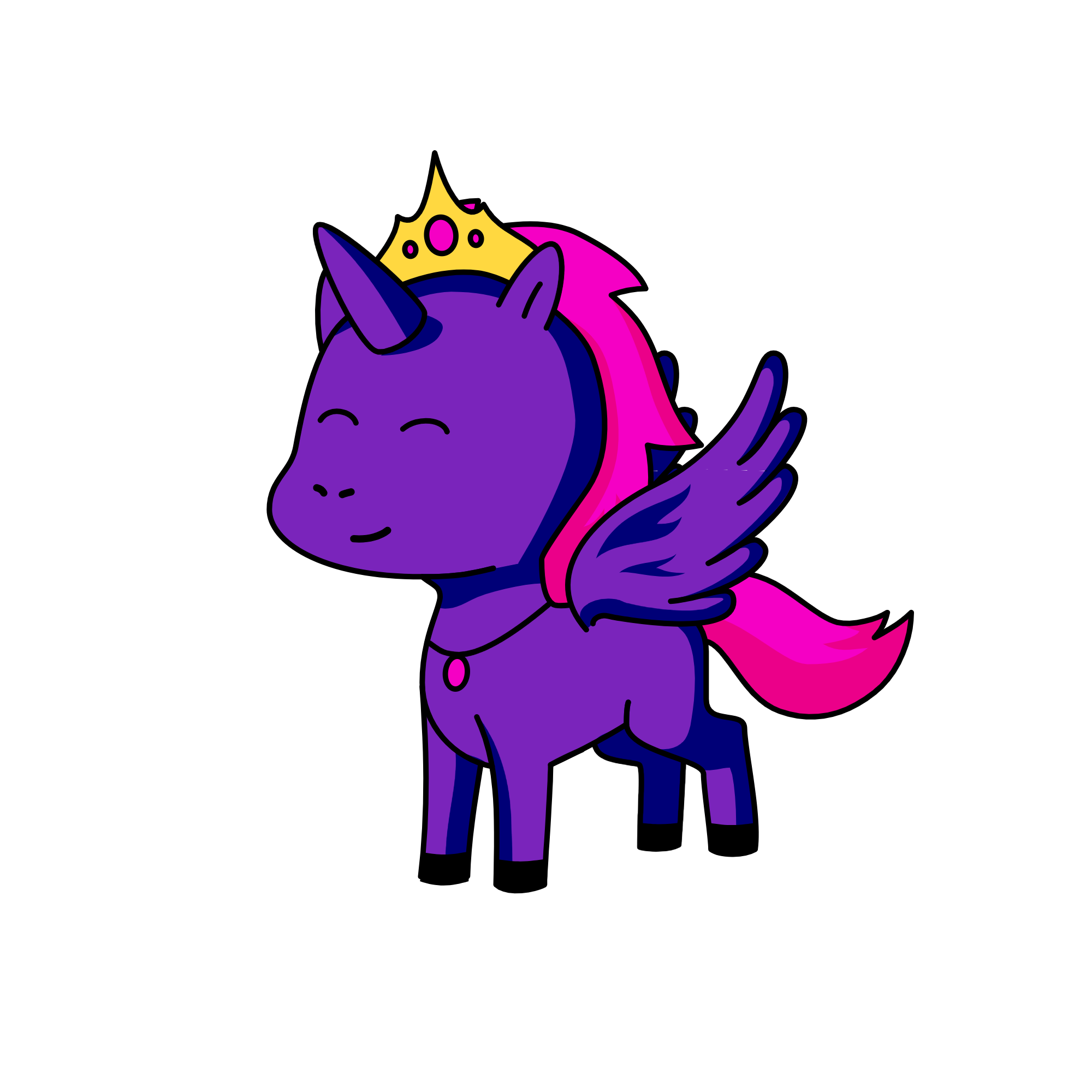 Princess twilight sparkle from my little pony, the unicorn