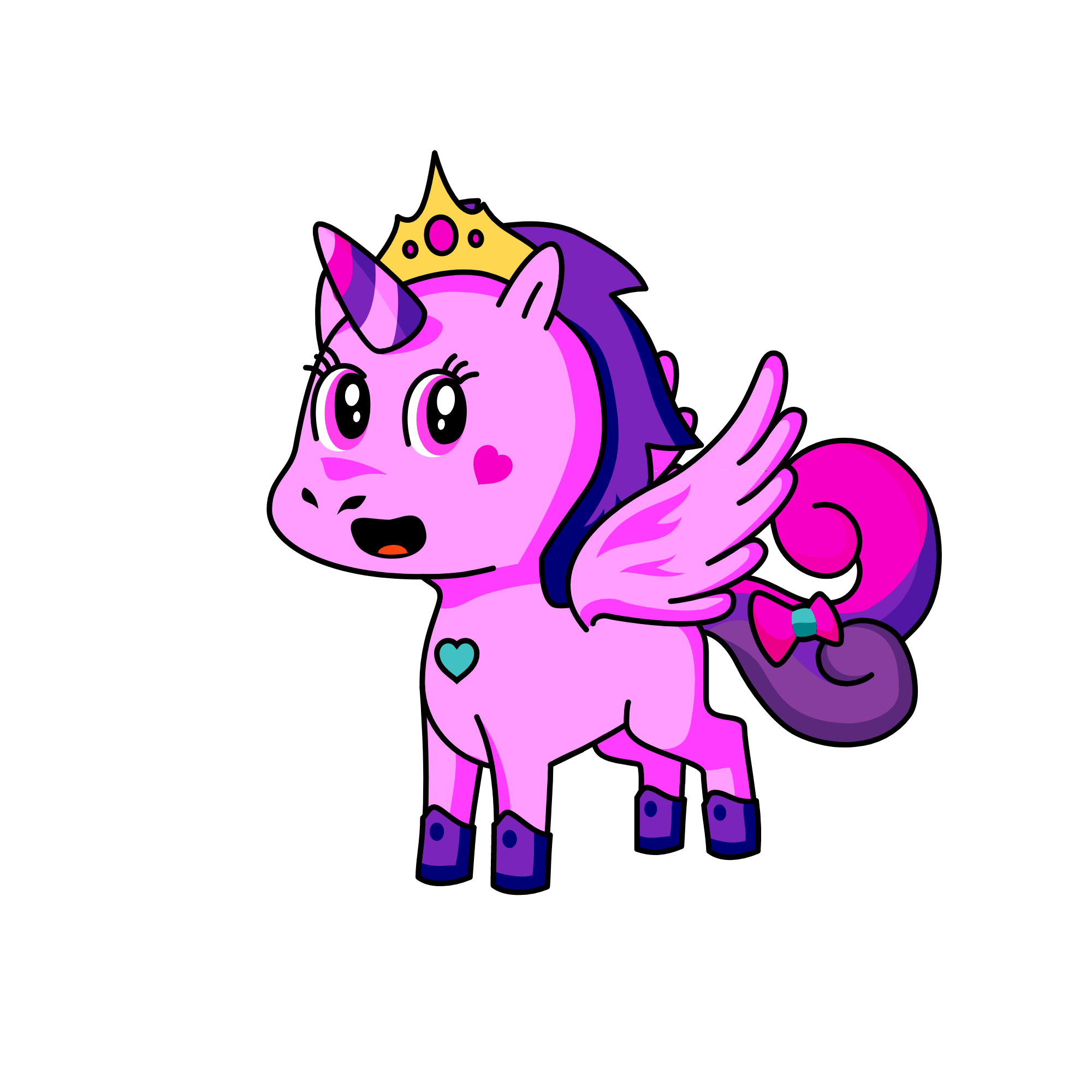 Princess baby flurry heart from my little pony, the unicorn