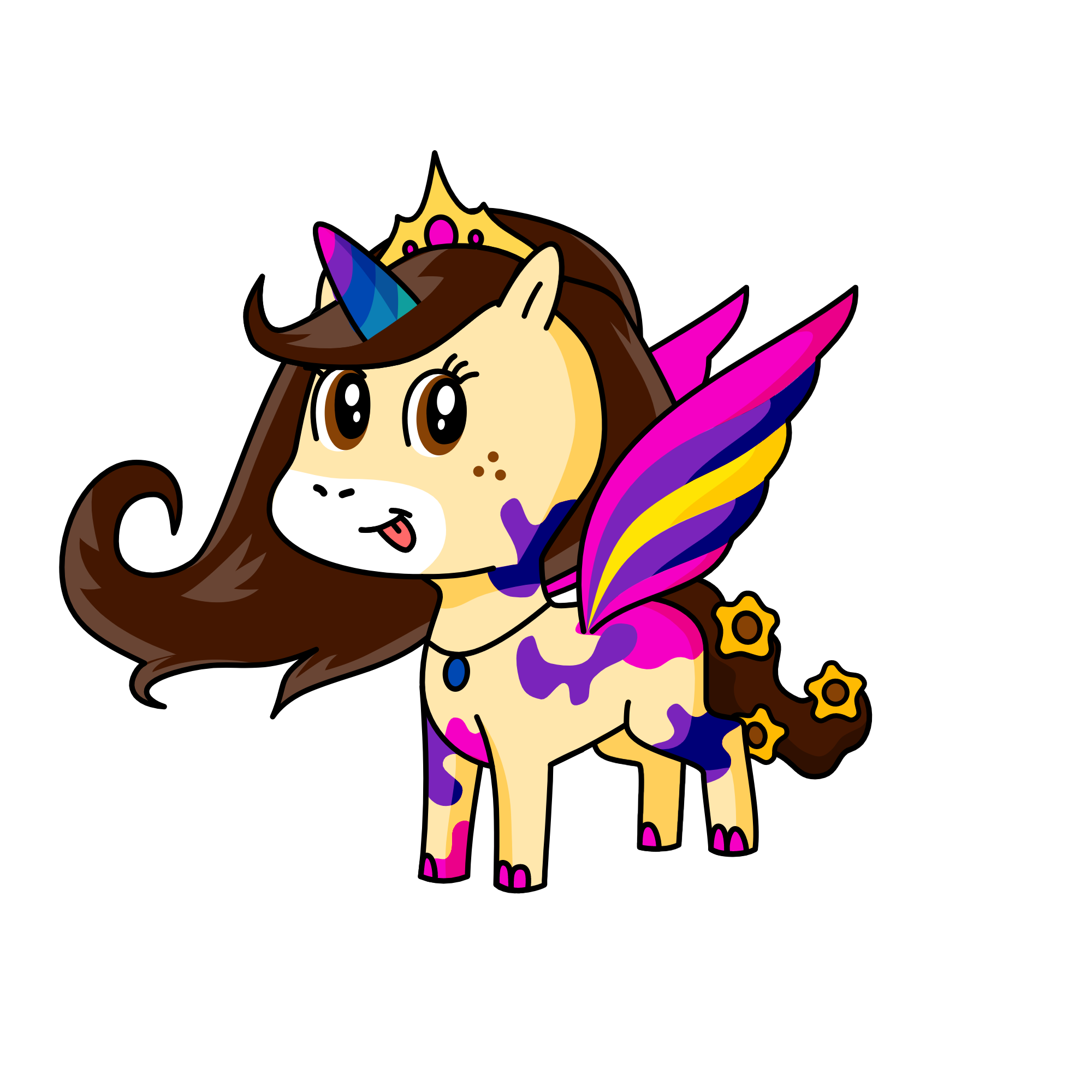 me as a uni! :D, the unicorn
