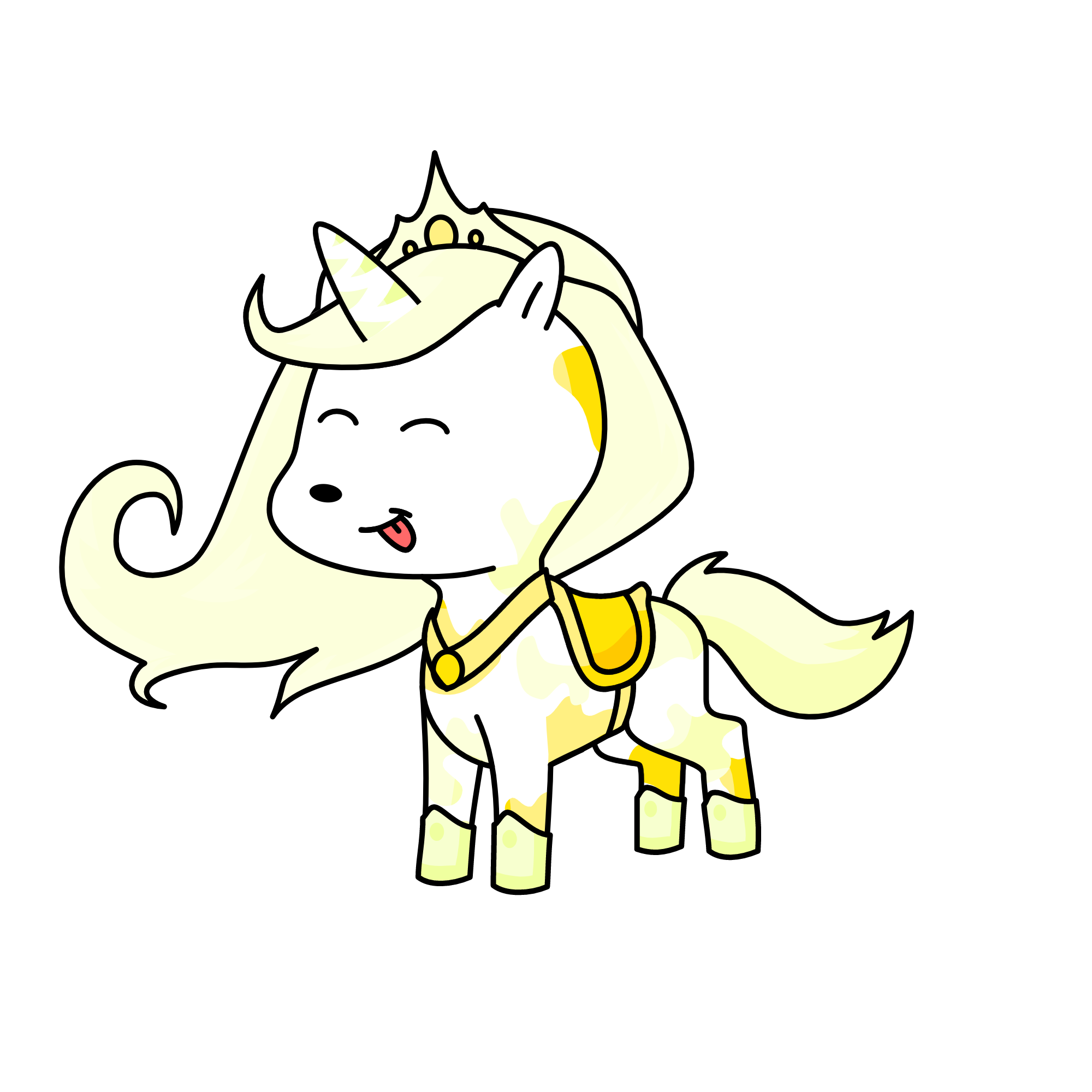 Yeows, the unicorn