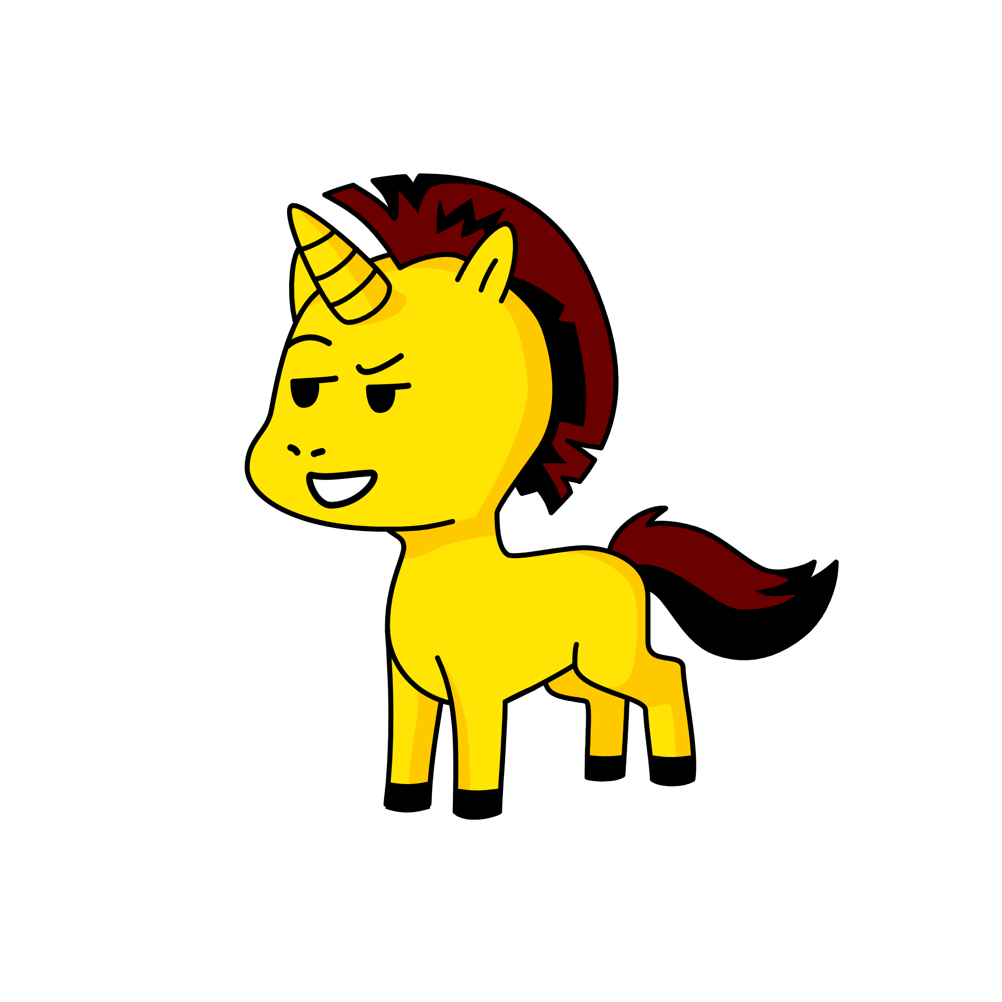 bannana, the unicorn