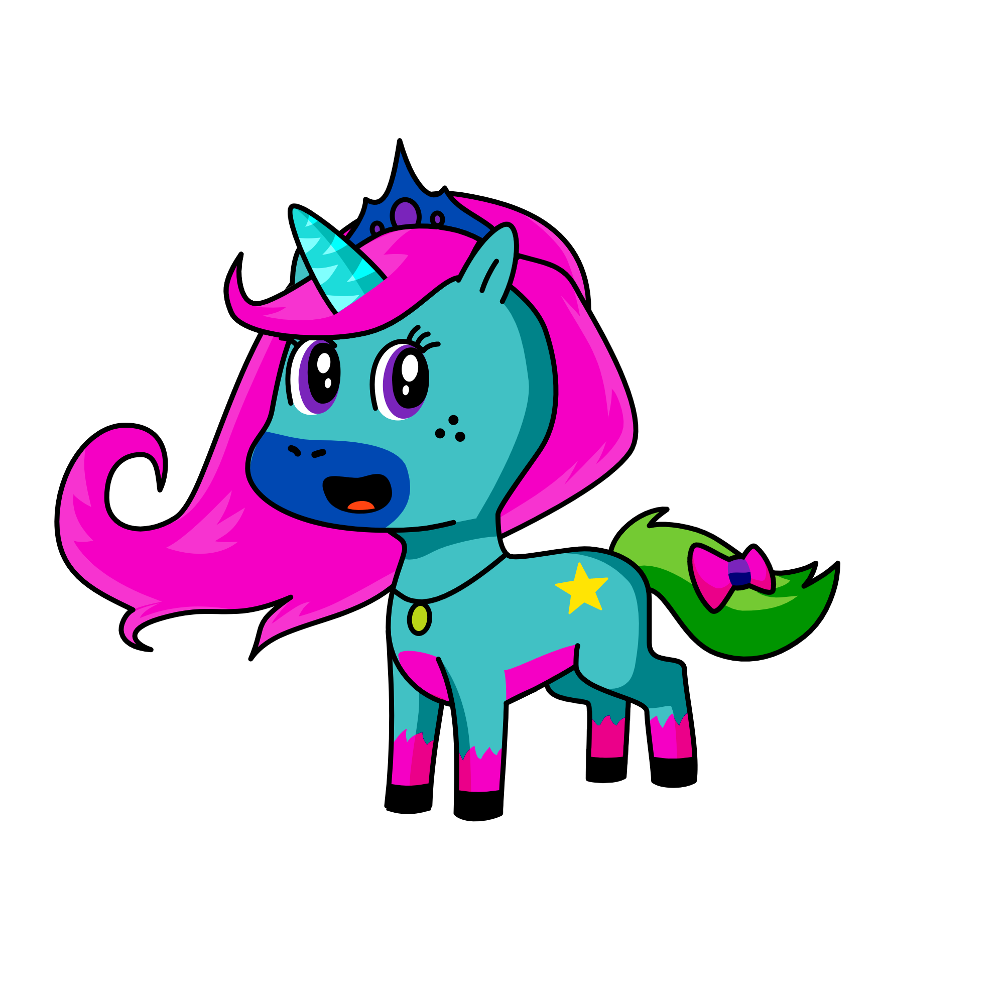 Galaxy, the unicorn