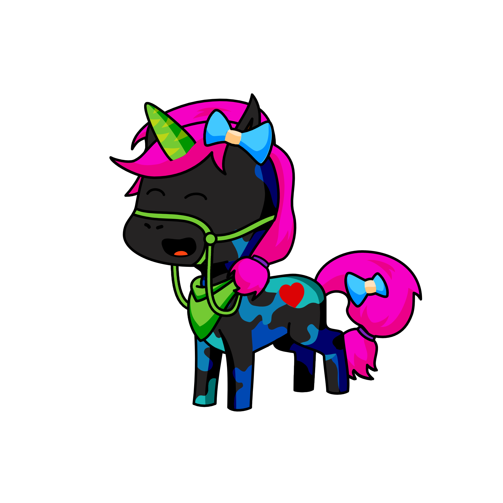 Tomboy, the unicorn