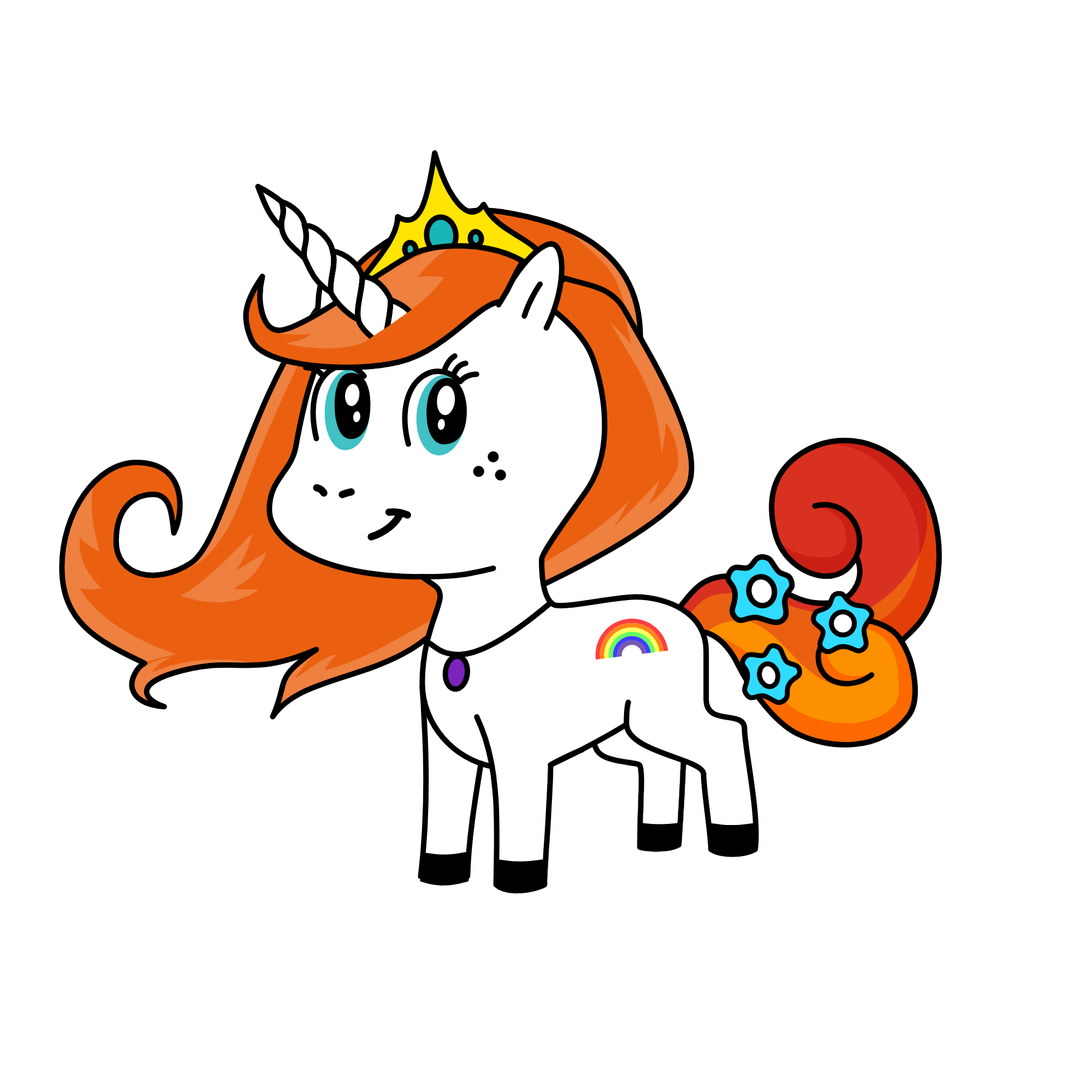 ginger, the unicorn