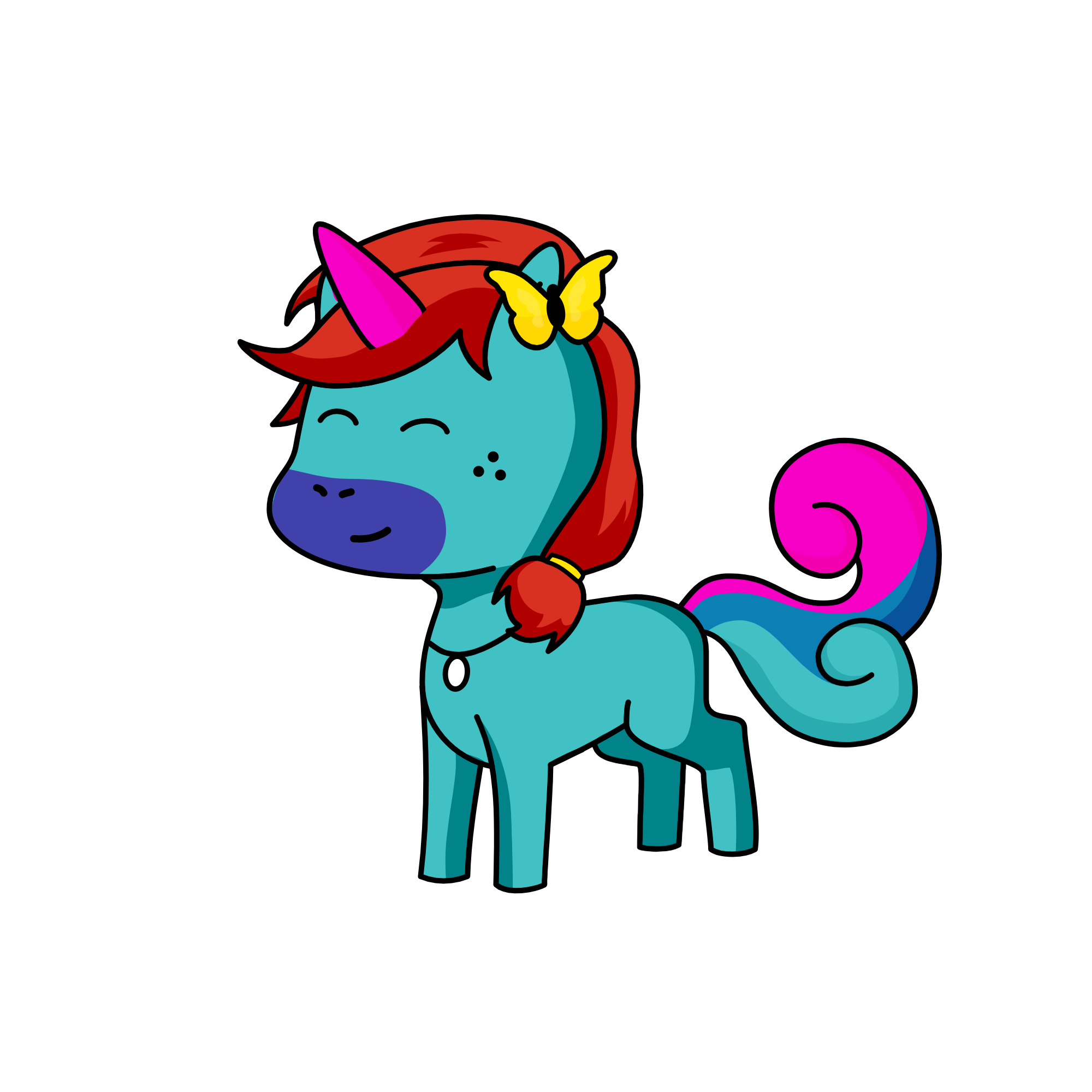 Horny, the unicorn