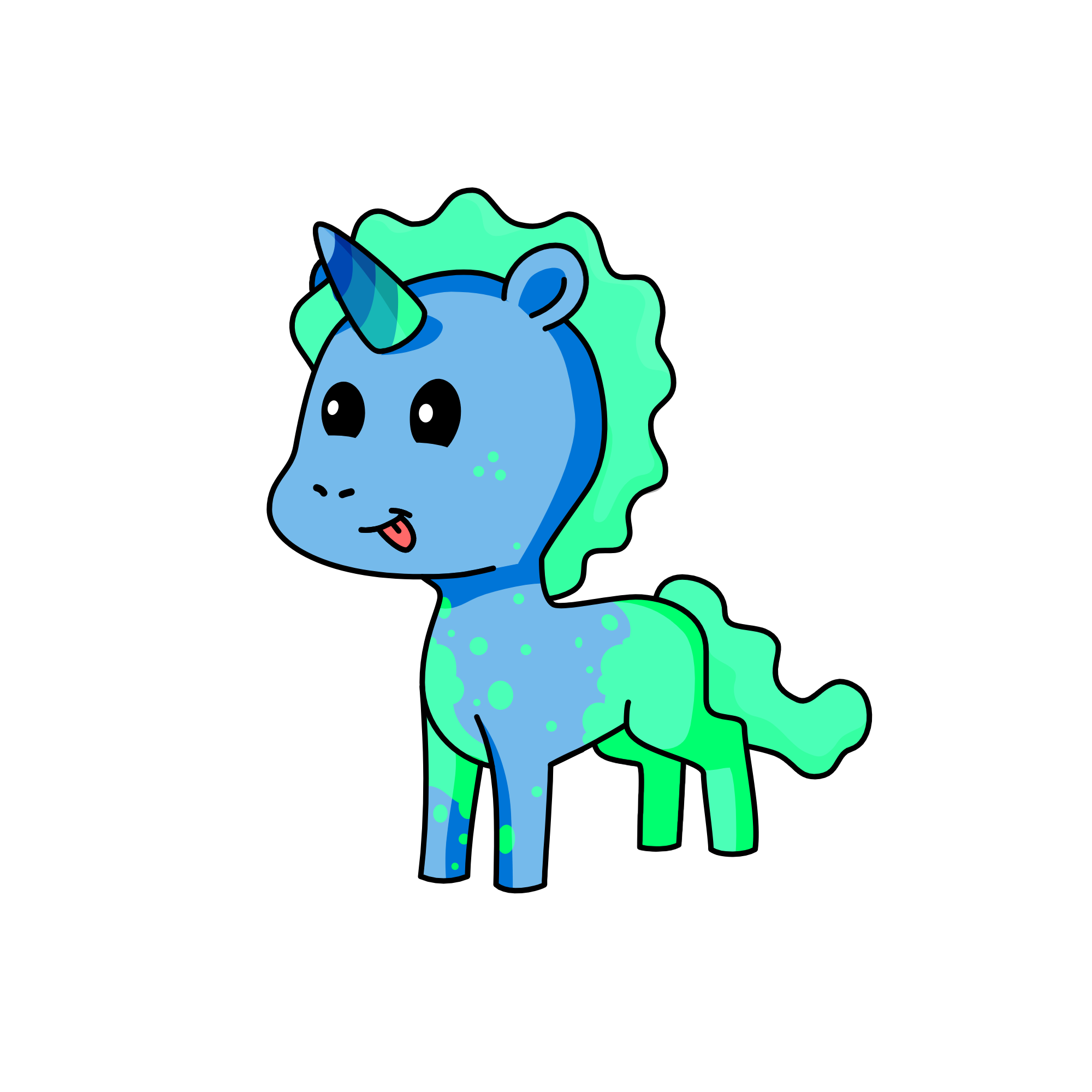 Aqua (water element) , the unicorn