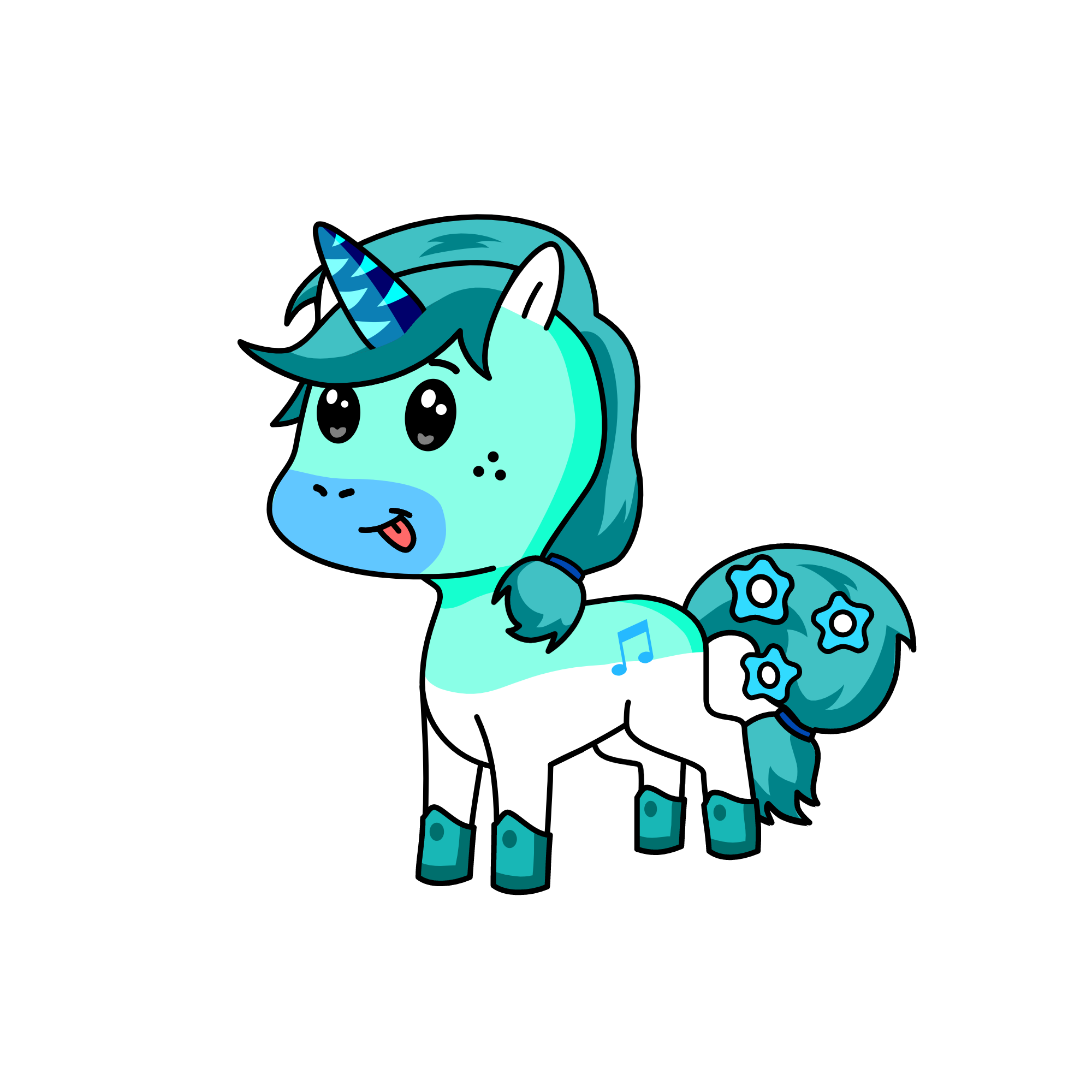 Snowy, the unicorn