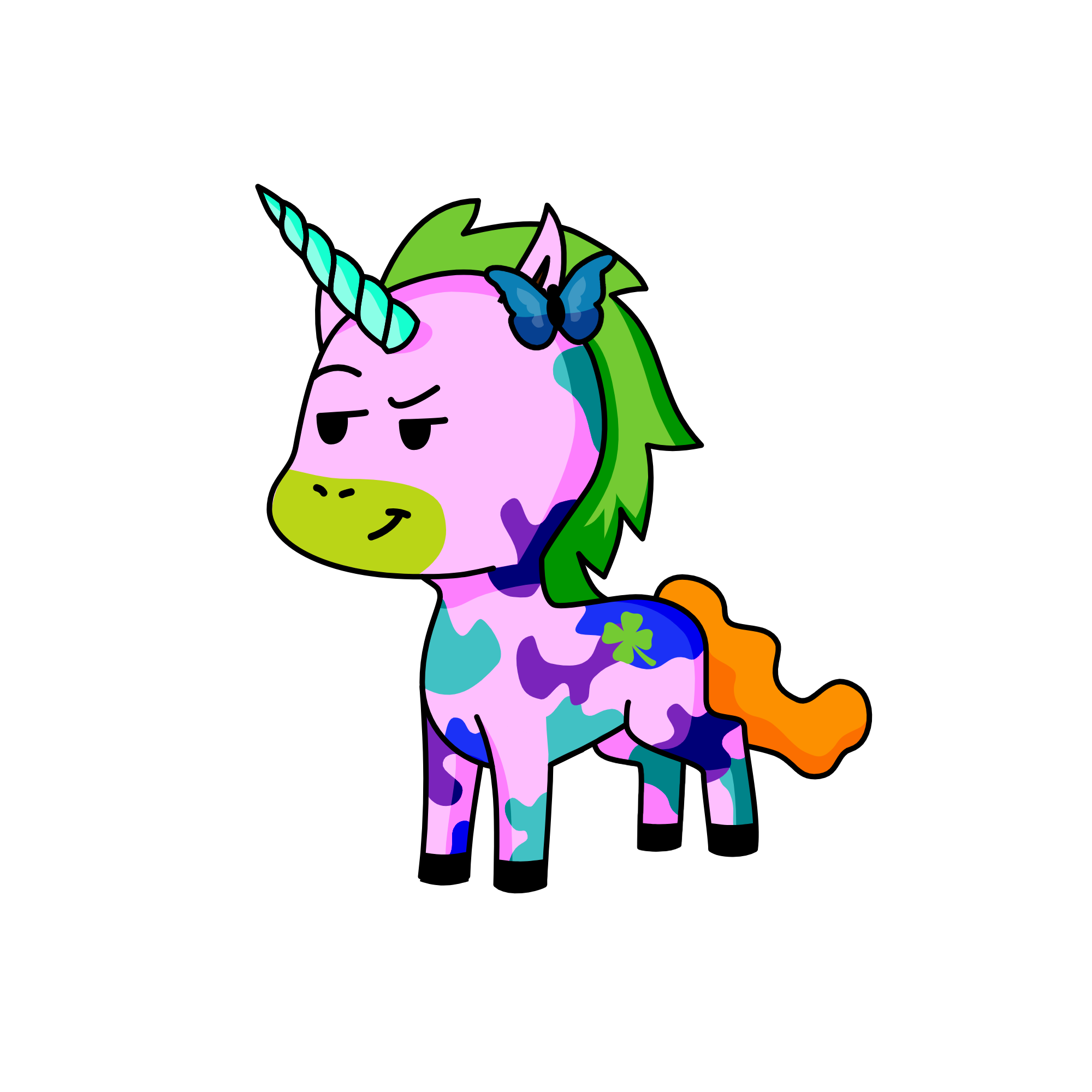 Lucky, the unicorn