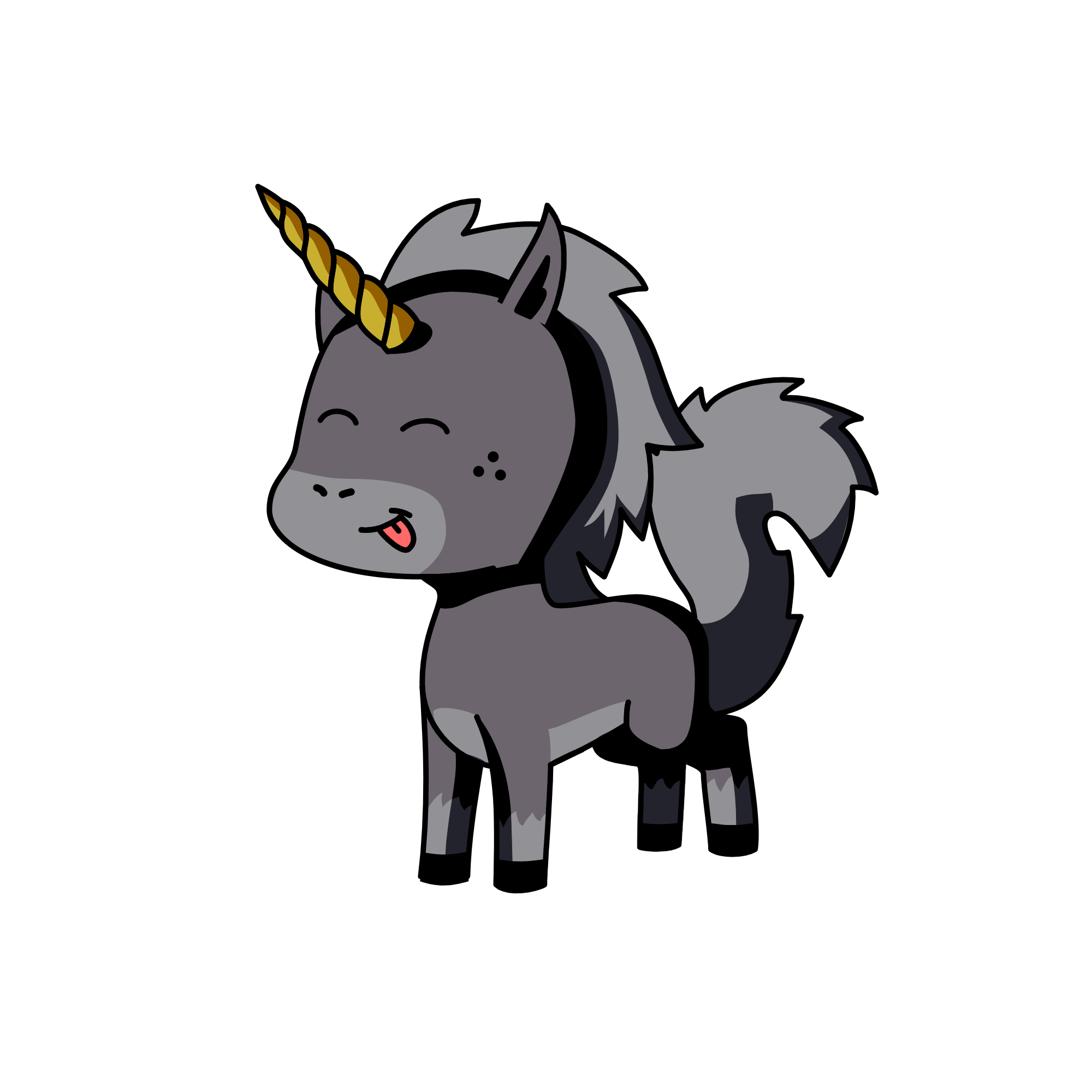 Uniwolf, the unicorn