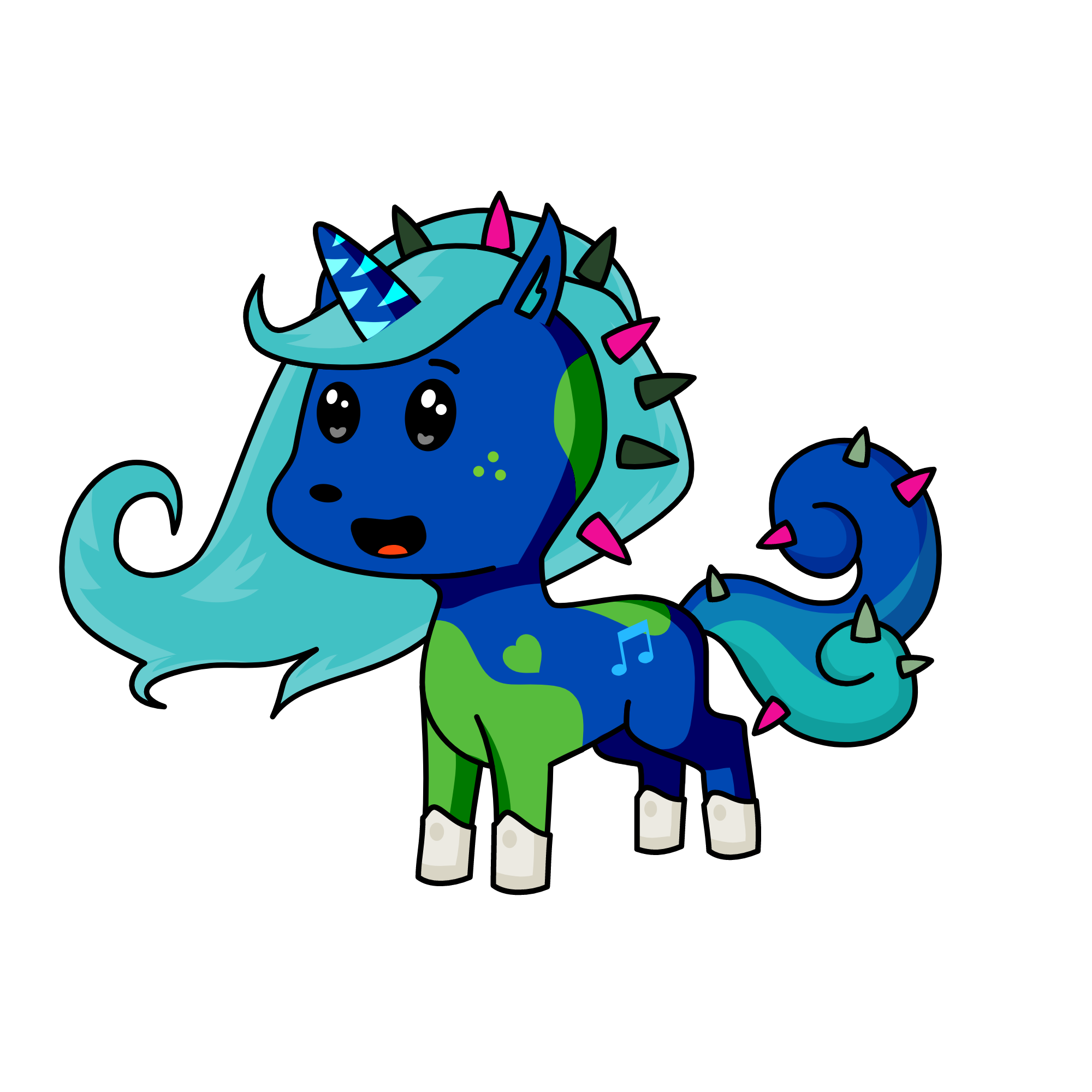SD, the unicorn