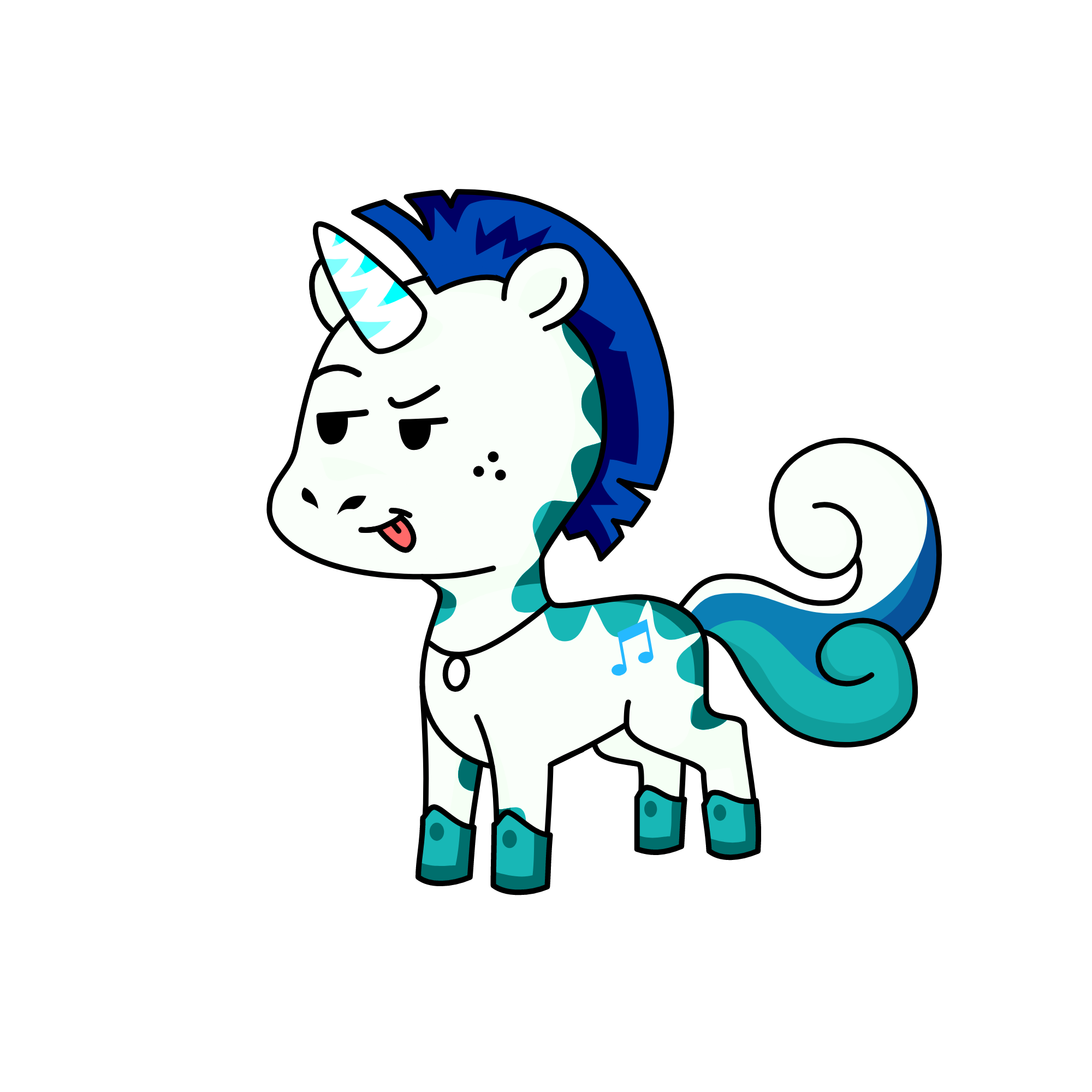 Snowy, the unicorn
