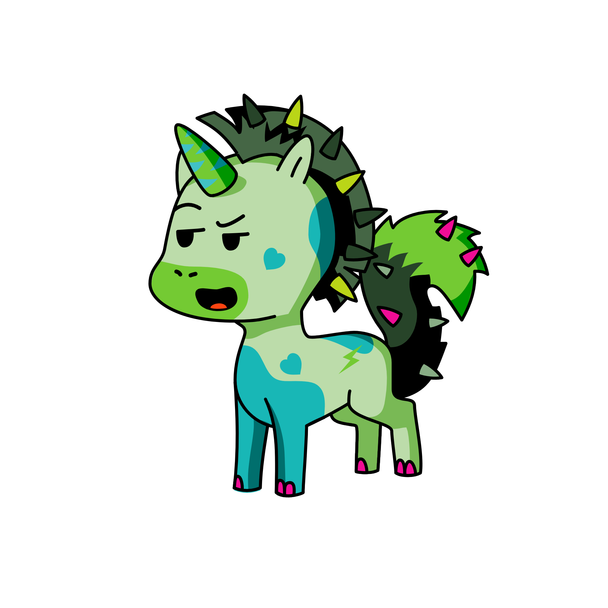 Dino, the unicorn
