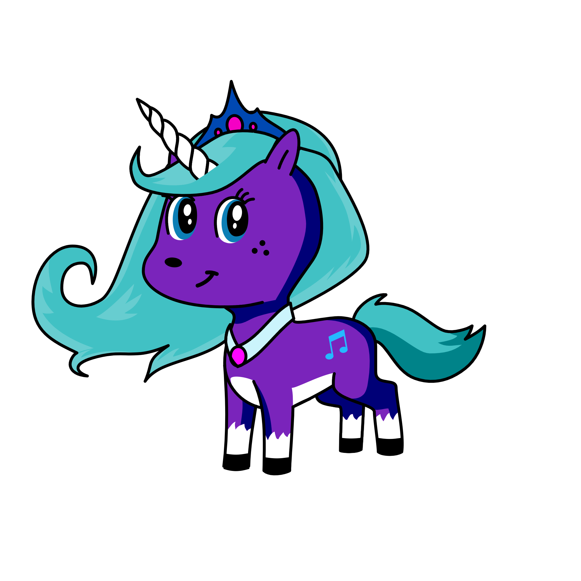 Symphony, the unicorn