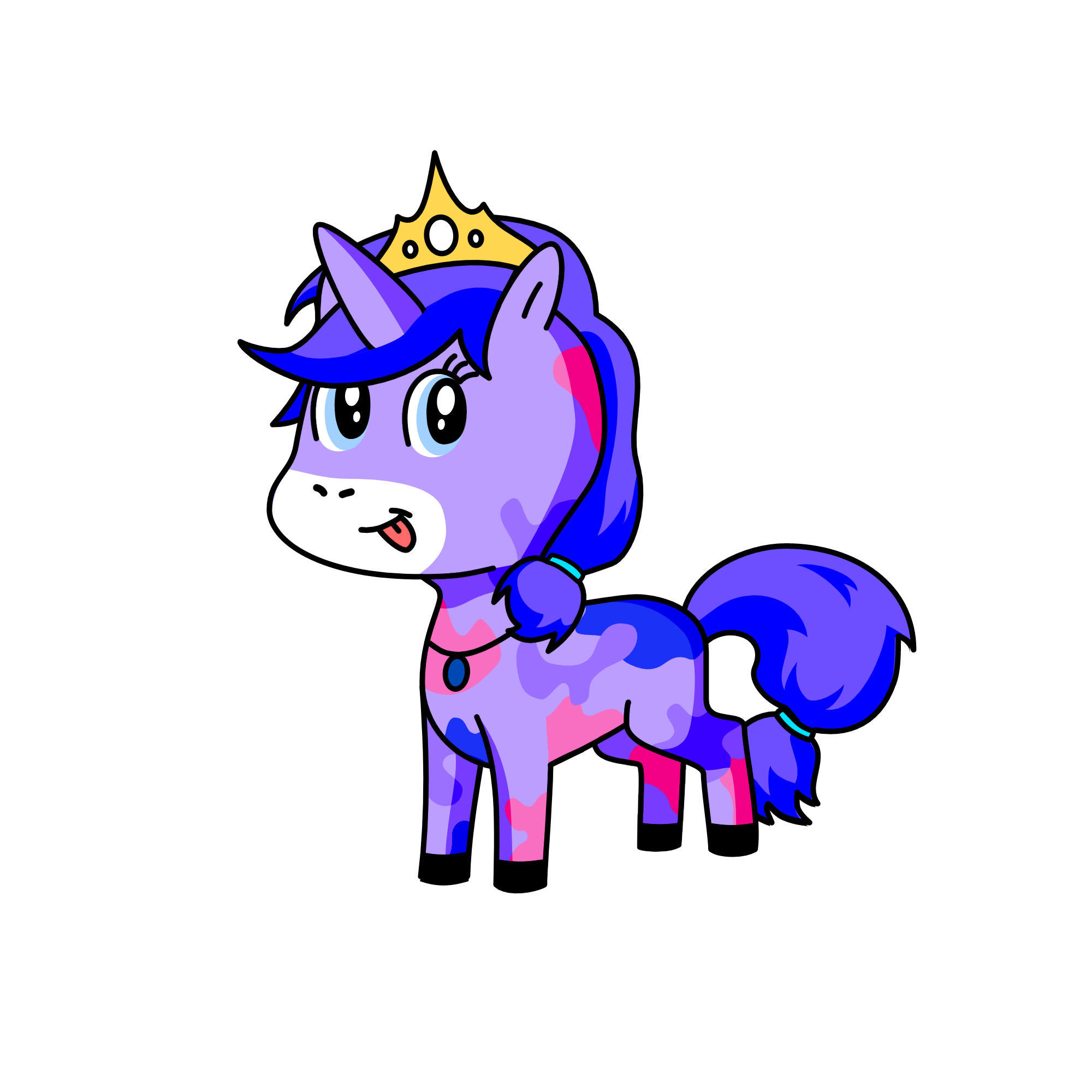 Princess popcorn, the unicorn