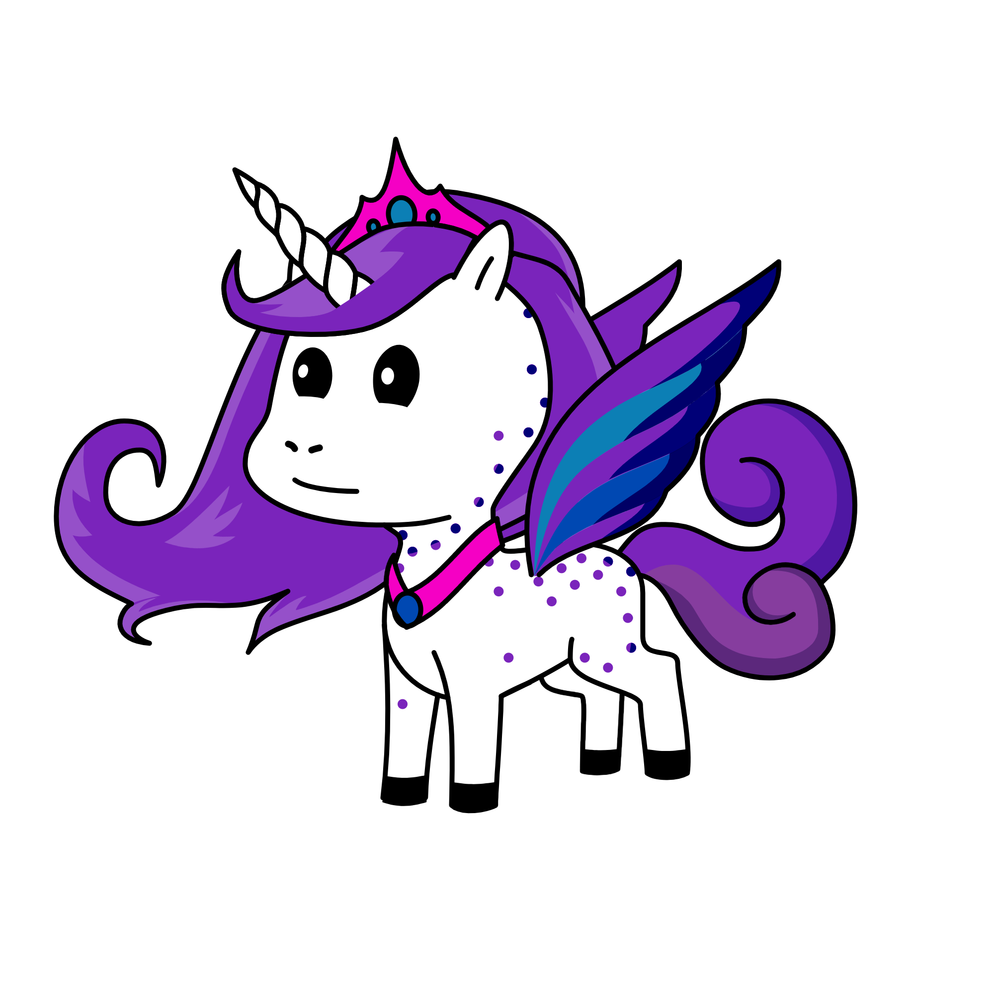 Winter dancer, the unicorn