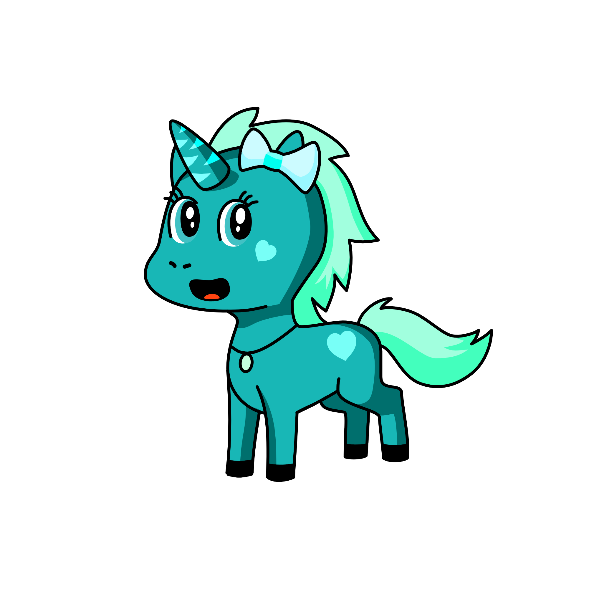 Cutiecorn, the unicorn