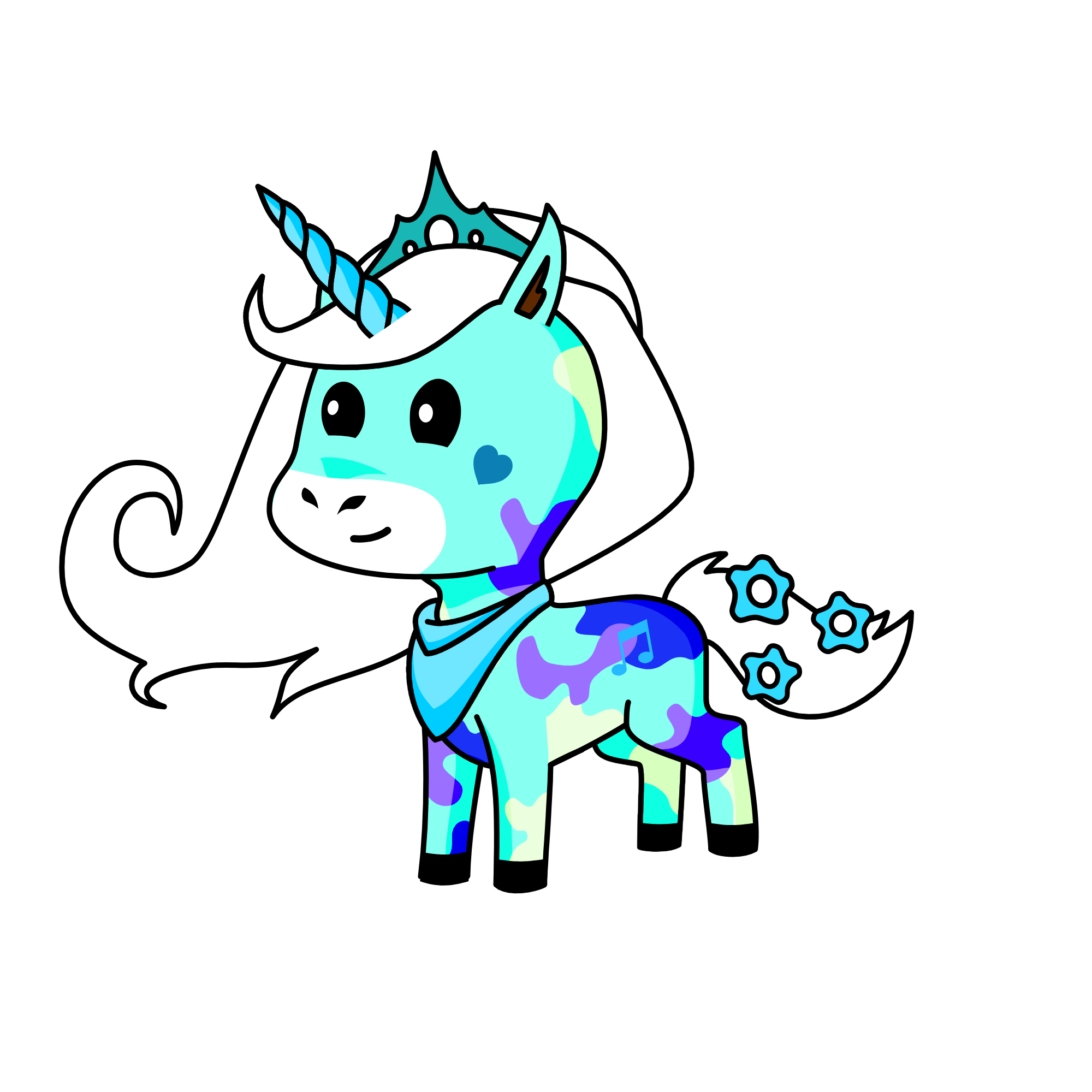 icie queen of the snow unicorns, the unicorn