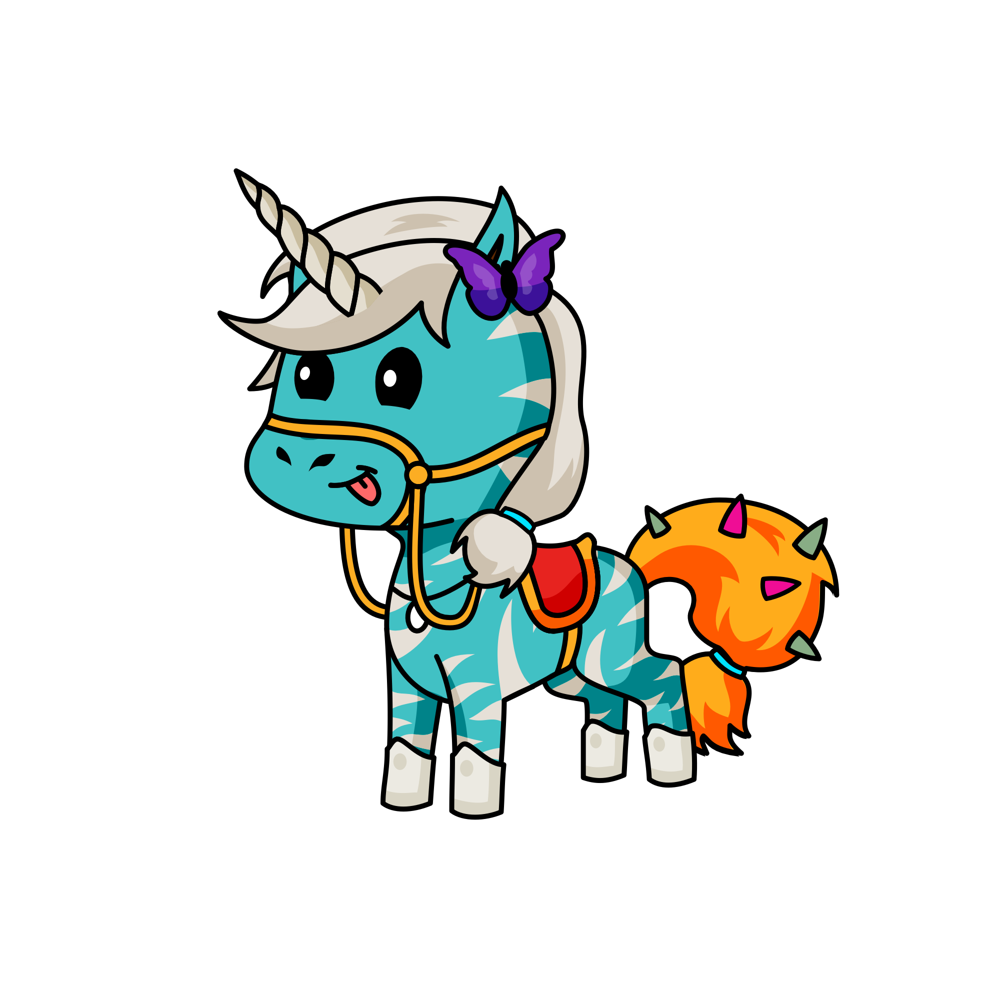 Blossom, the unicorn
