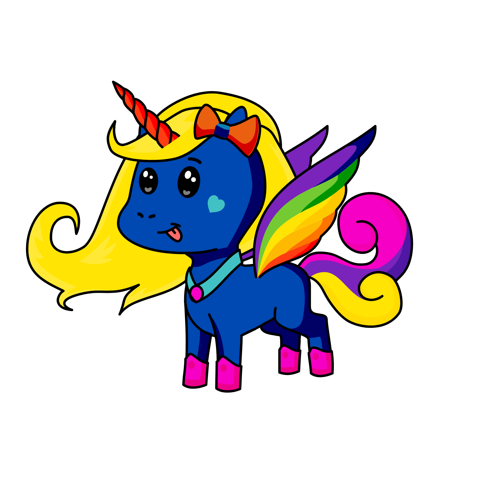 Wineders, the unicorn
