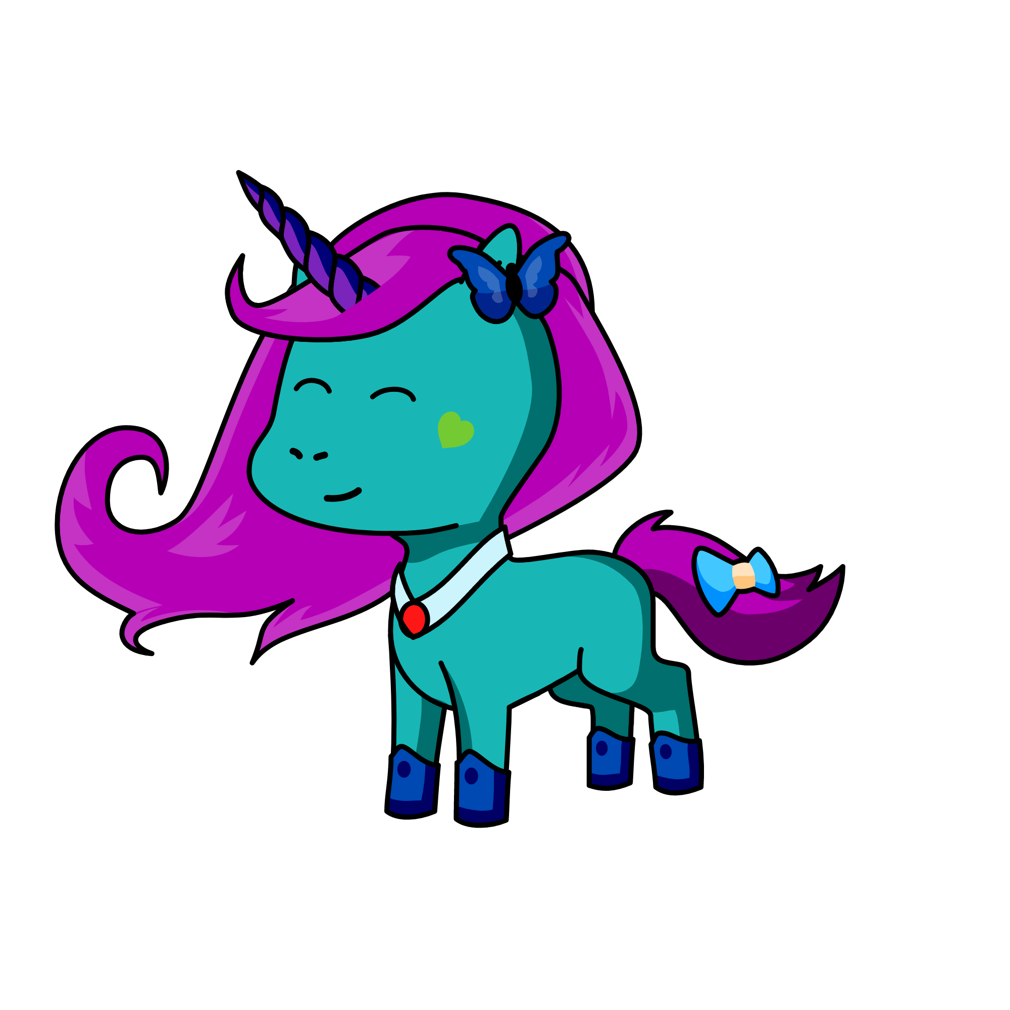 Nighttime Wonder, the unicorn