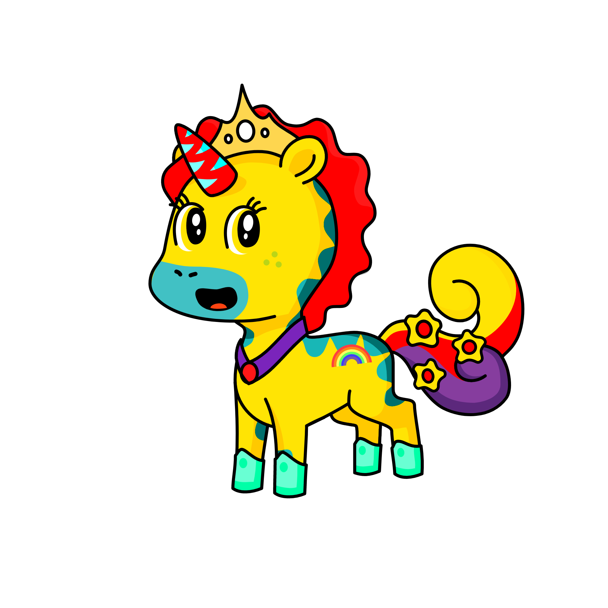 PRINCESS LILY, the unicorn
