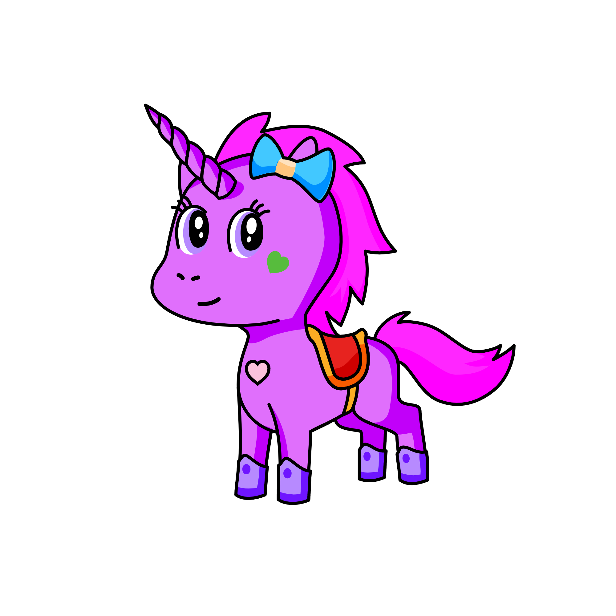 Pretty-Pants, the unicorn