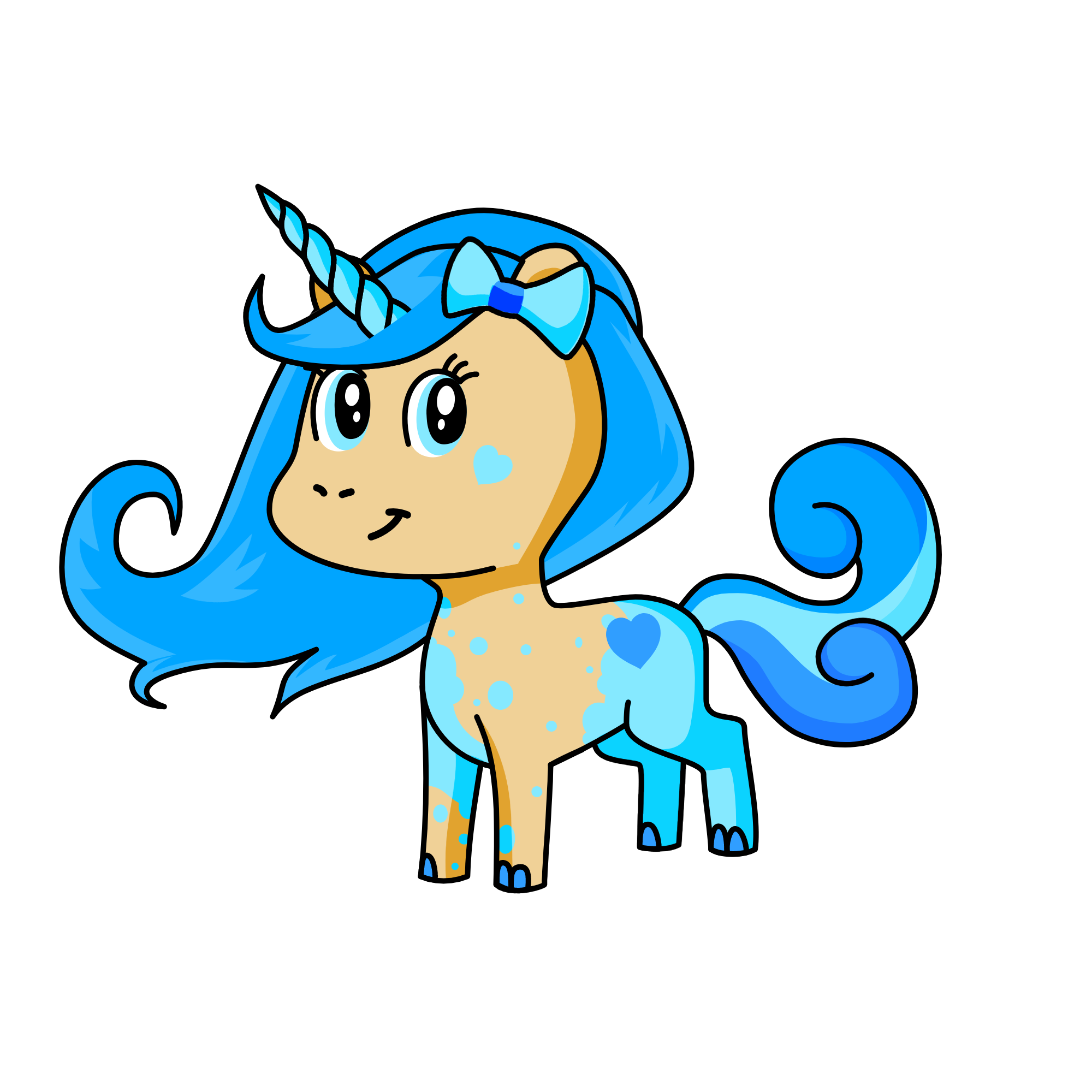 Sky, the unicorn
