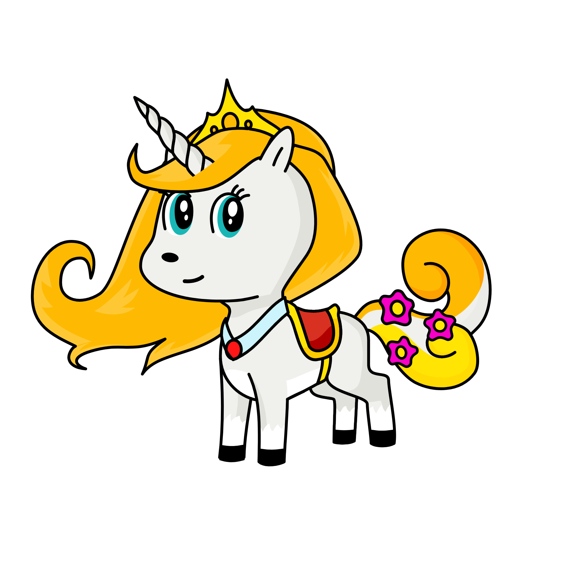 Snowflake Winter, the unicorn