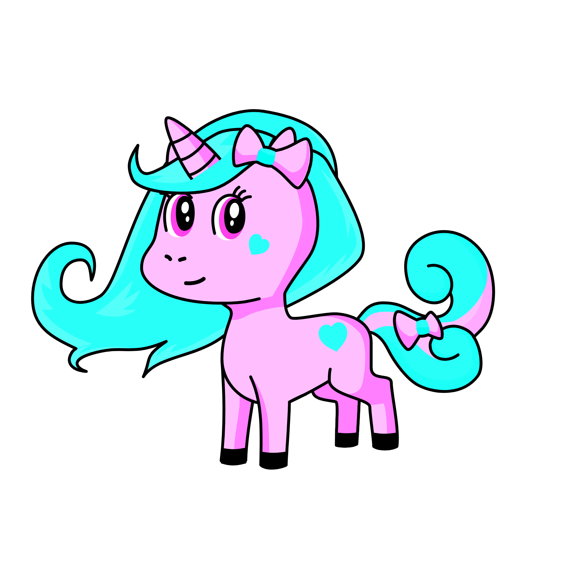 Cotton candy, the unicorn