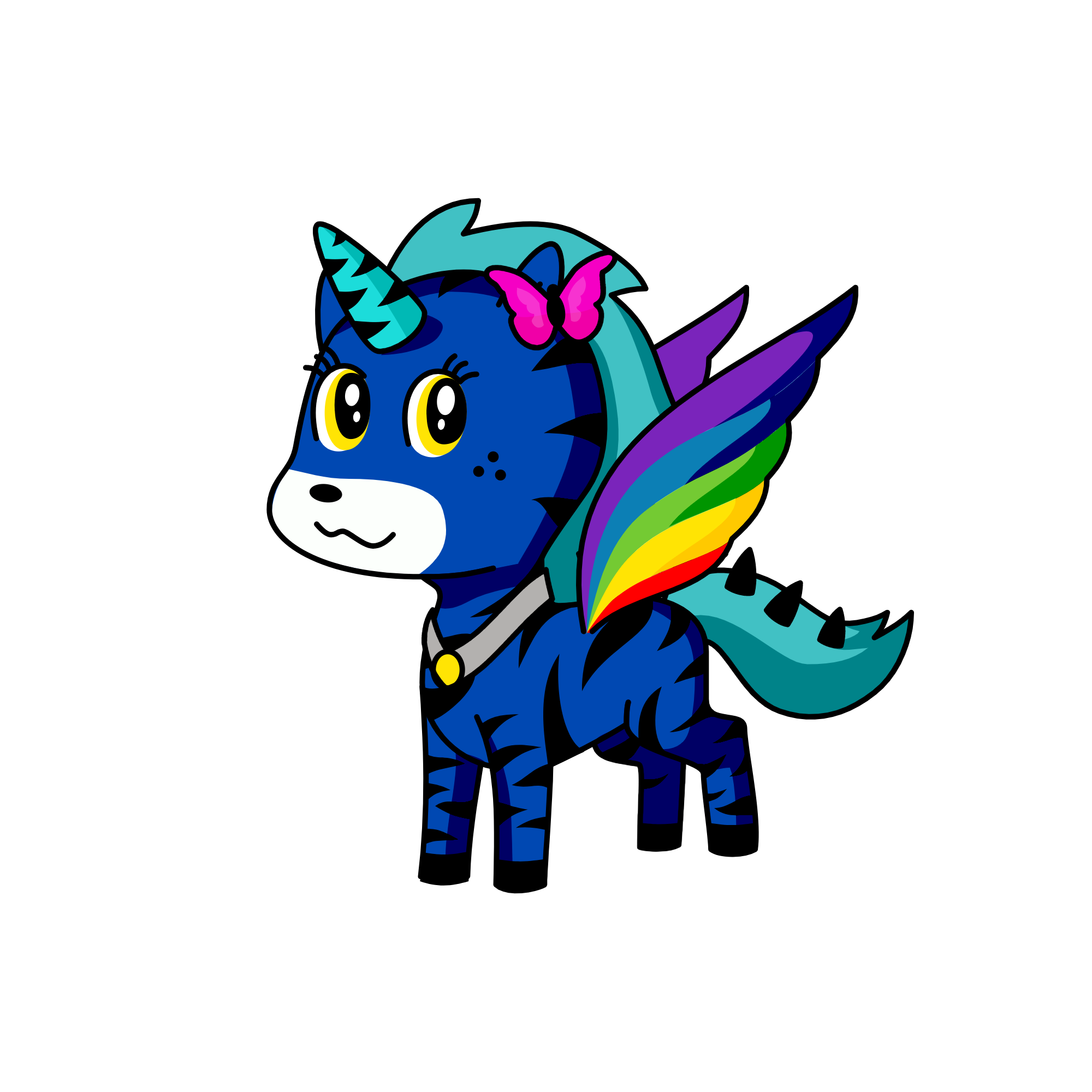 Rainbow Thunder, the unicorn