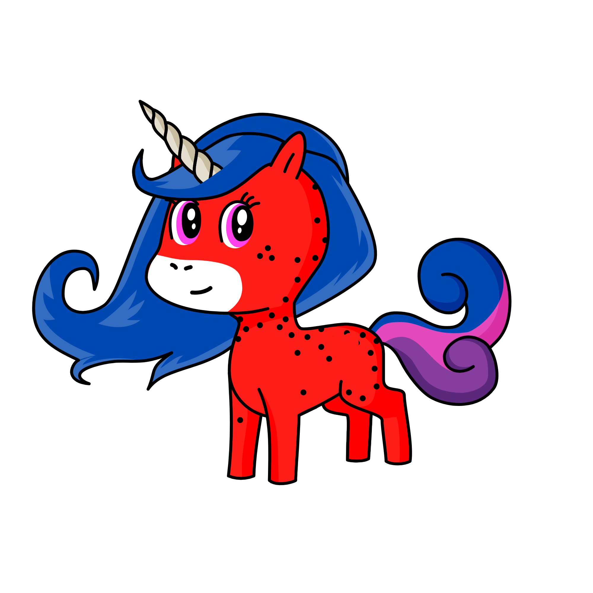 ladybug, the unicorn